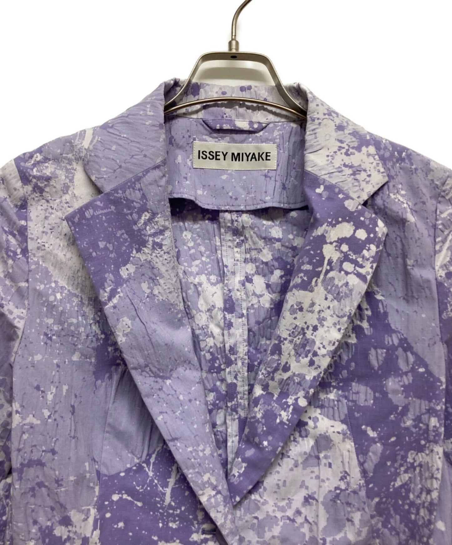 [Pre-owned] ISSEY MIYAKE Wrinkled Painted Tailored Jacket IM11FD004