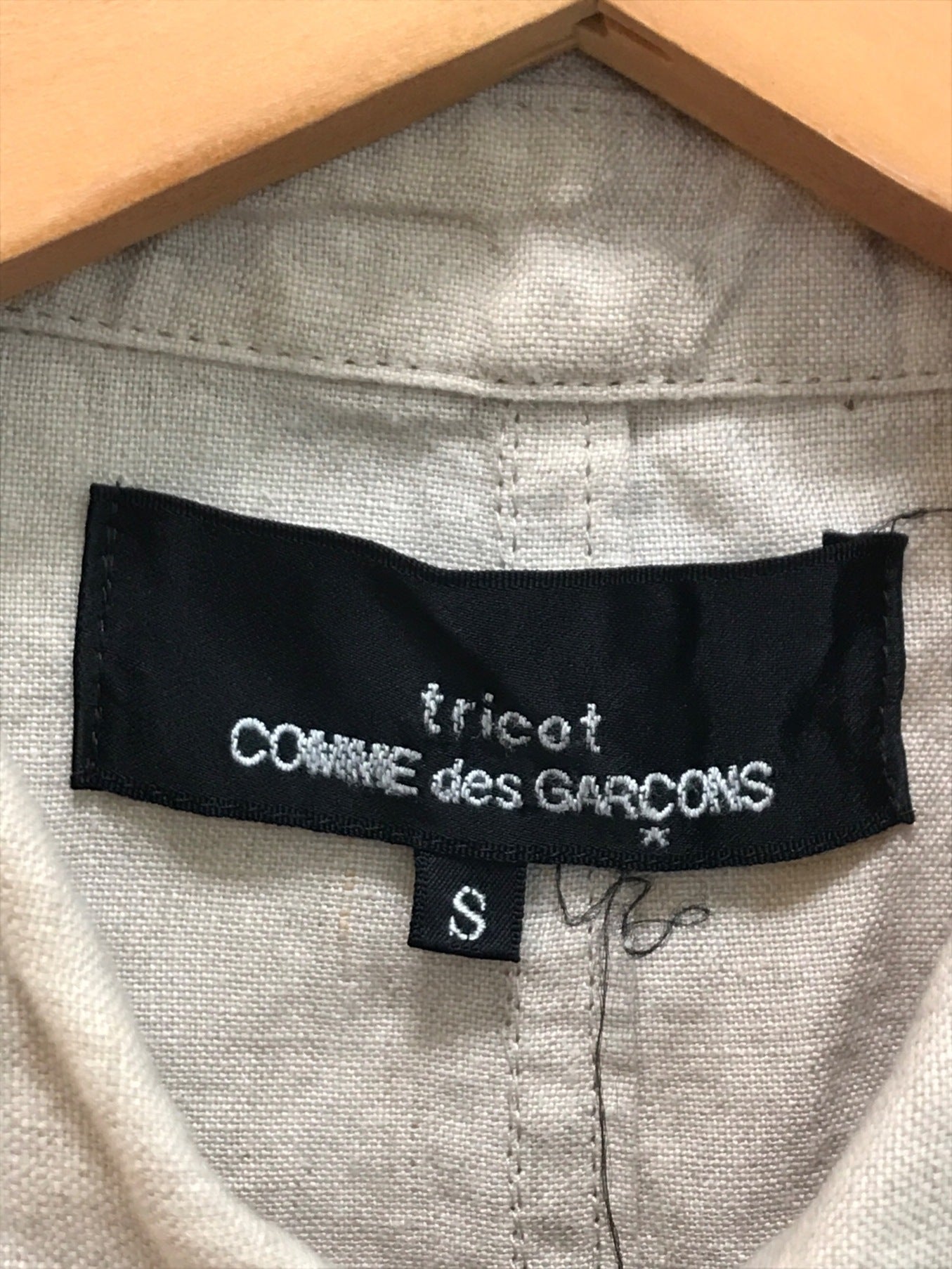 [Pre-owned] tricot COMME des GARCONS linen jacket