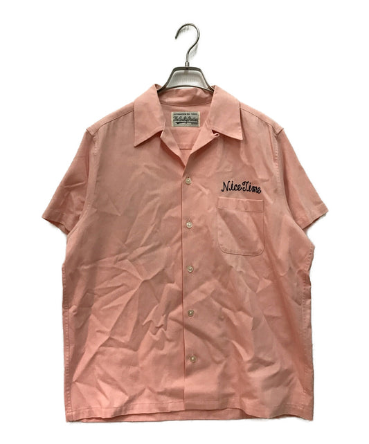Wacko Maria 50年代的衬衫S/S短袖衬衫短袖衬衫露天领衬衫
