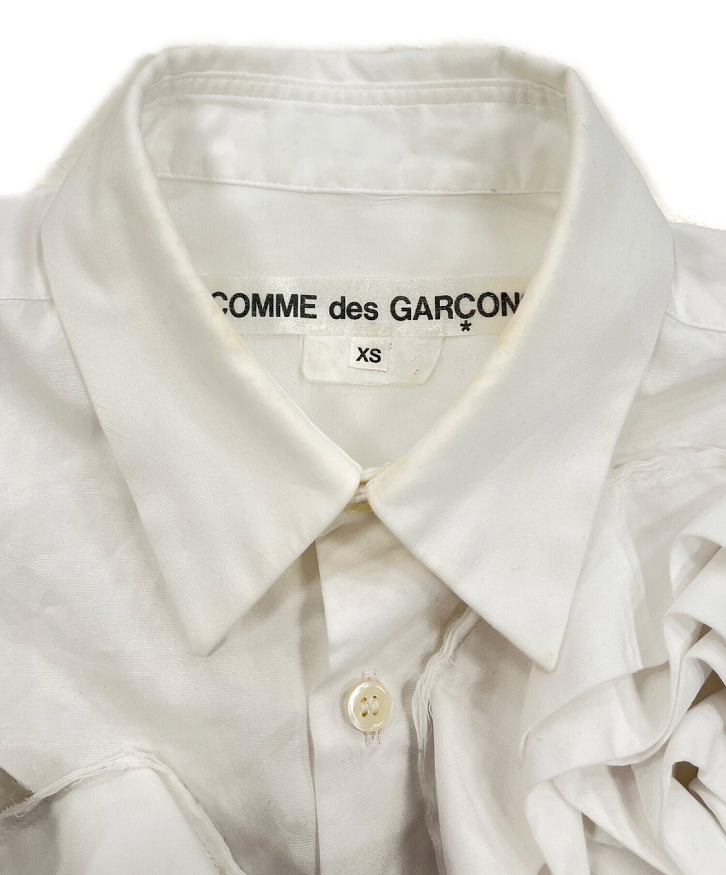 Comme des Garcons 3 차원 장미 모티프 셔츠 GL-B041