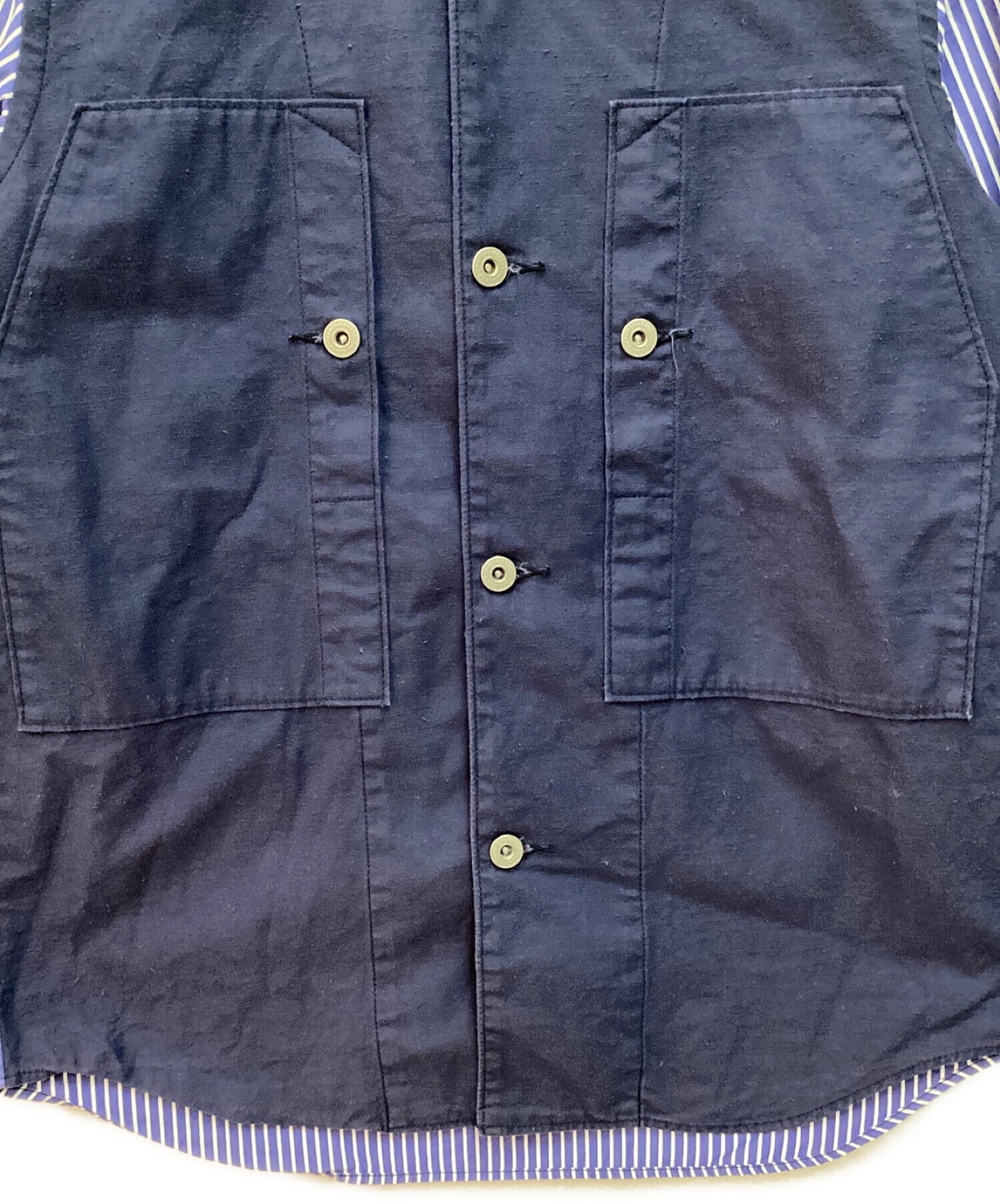 [Pre-owned] eYe COMME des GARCONS JUNYAWATANABE MAN Switched Stripe Shirt WG-B902