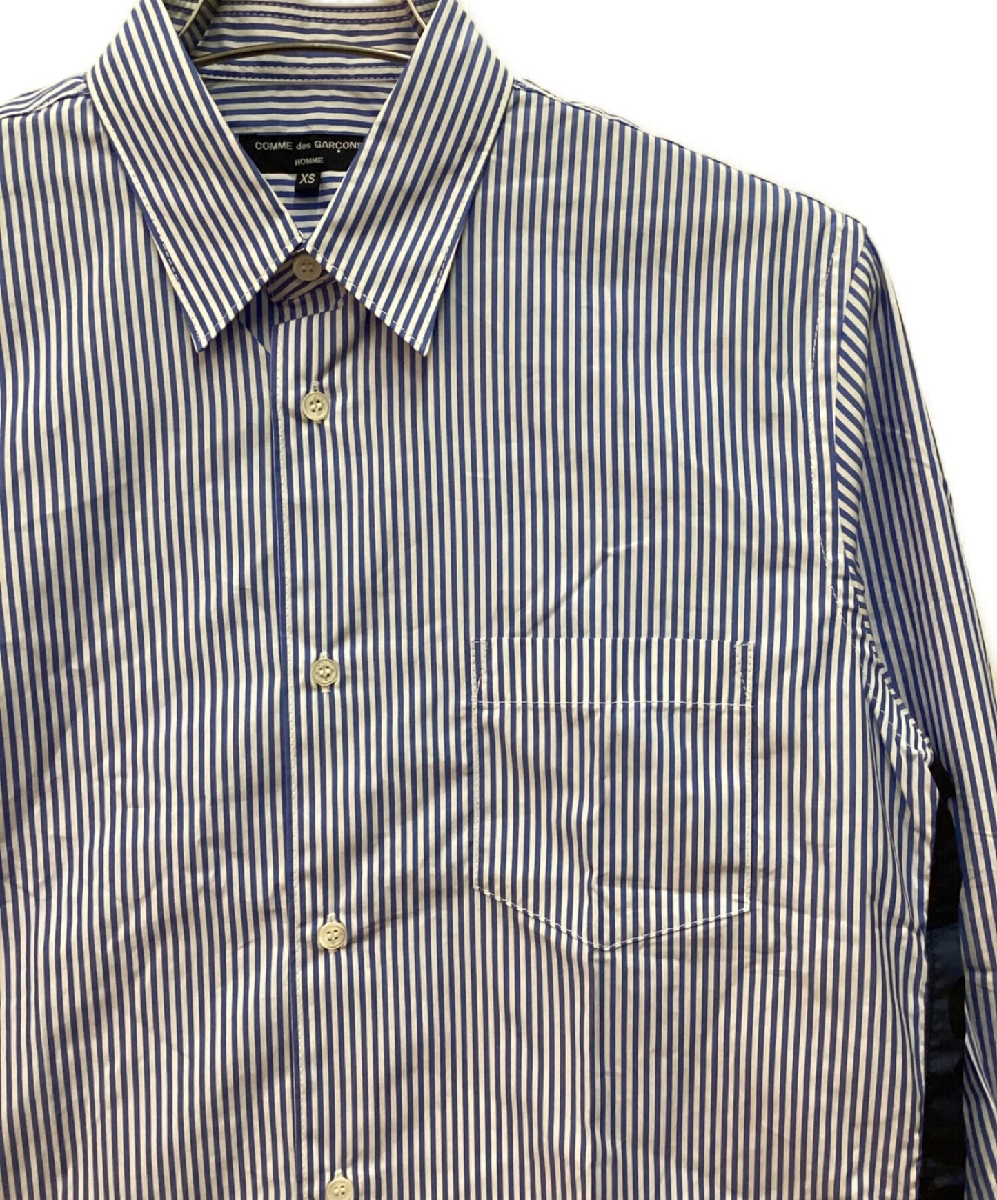 [Pre-owned] COMME des GARCONS HOMME Camouflage Switched Stripe Shirt Long Sleeve Shirt HE-B024