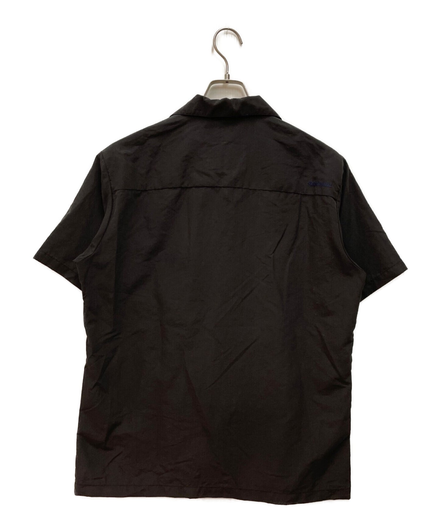 [Pre-owned] NEIGHBORHOOD ALOHA SOLID N-SHIRT SS Solid nylon short sleeve aloha shirt open collar shirt 191AQNH-SHM06