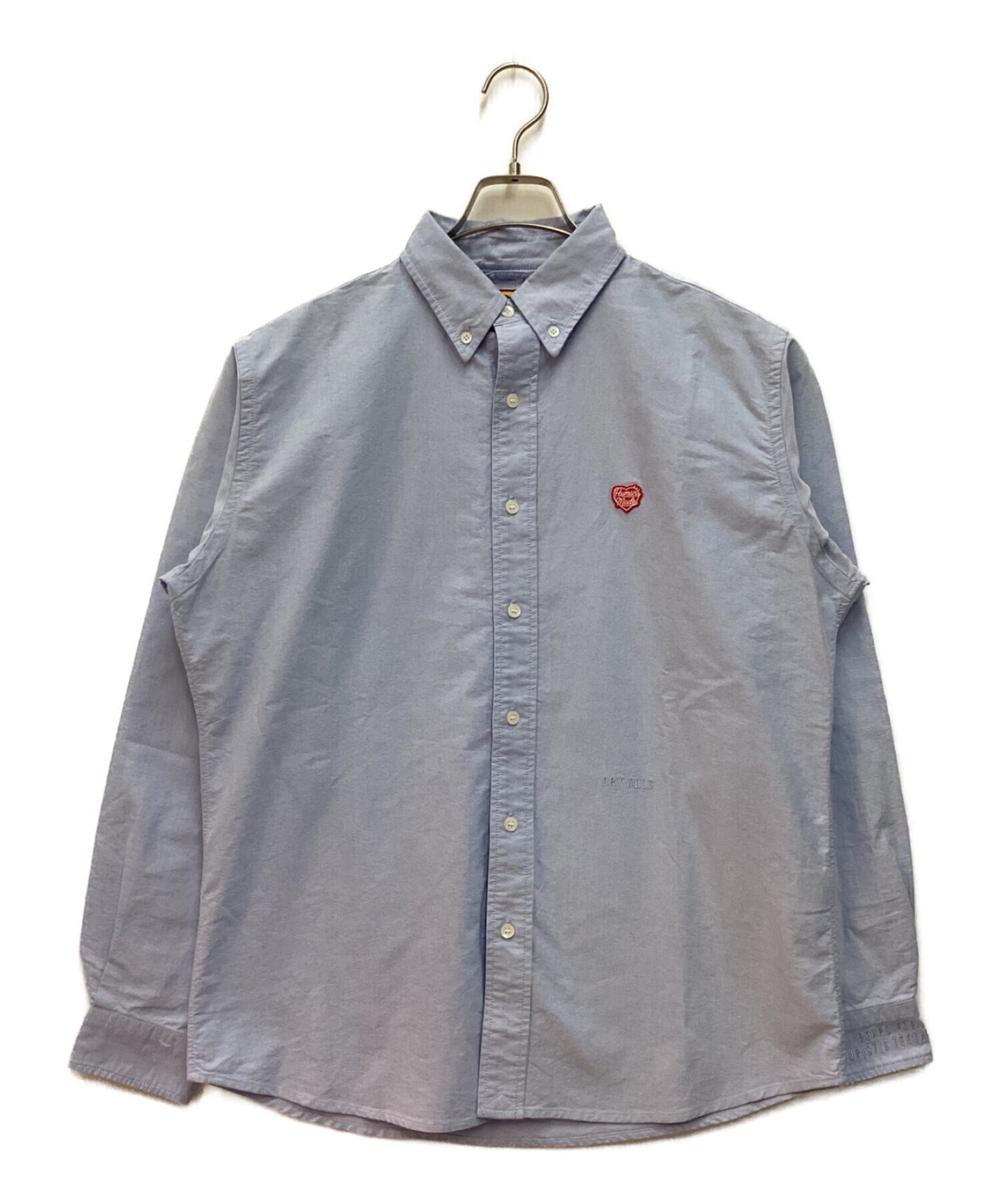 HUMAN MADE OXFORD BD L/S SHIRT Oxford Button Down Shirt One Point Logo  Shirt HM26SH001