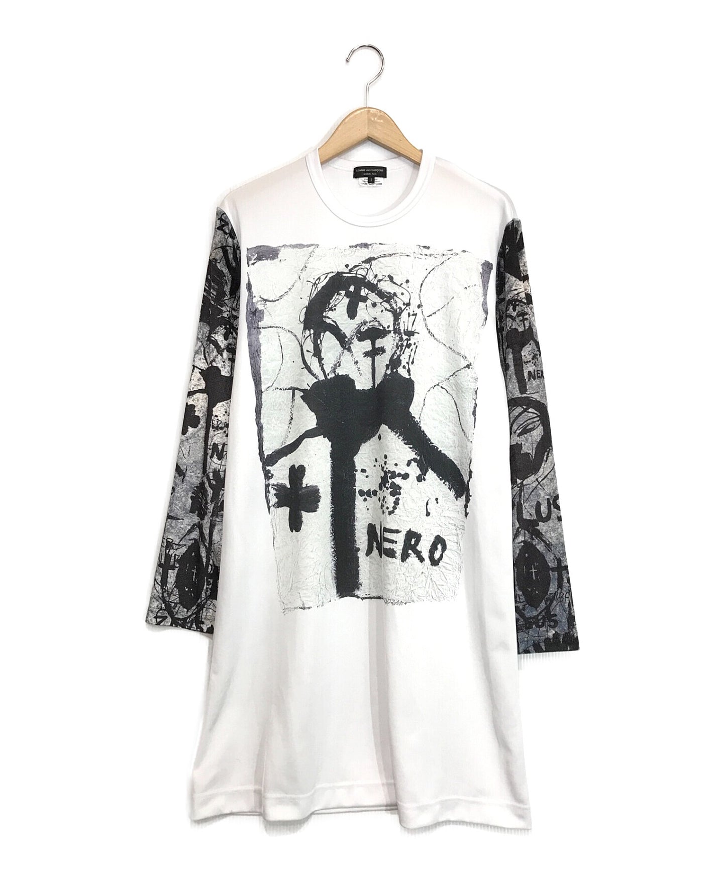 [Pre-owned] COMME des GARCONS HOMME PLUS x Jonathan Meese Jersey print long cut and sewn PD-T034