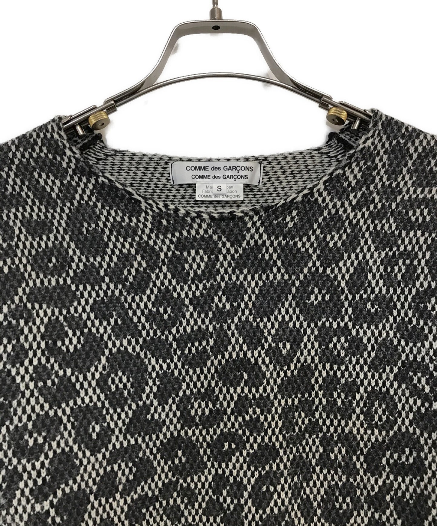 [Pre-owned] COMME des GARCONS COMME des GARCONS Leopard Pattern Knitwear RF-N002