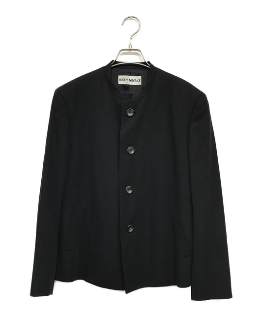 [Pre-owned] ISSEY MIYAKE Wool no collar jacket IM51-FD105