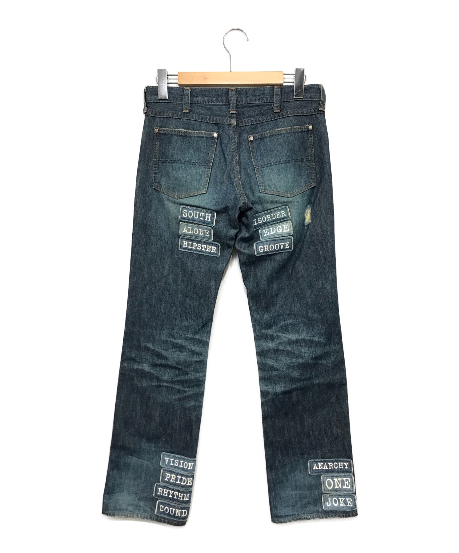 [Pre-owned] NUMBER (N)INE patch denim pants | Archive Factory