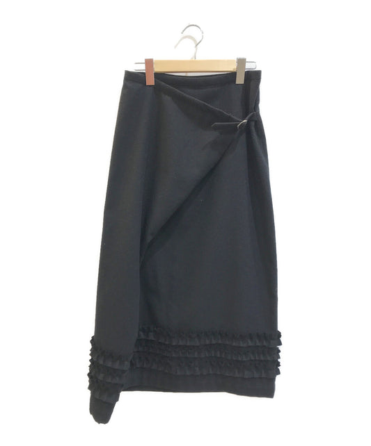 [Pre-owned] tricot COMME des GARCONS [OLD] Frilled Design Wool Wrap Skirt TS-07010S