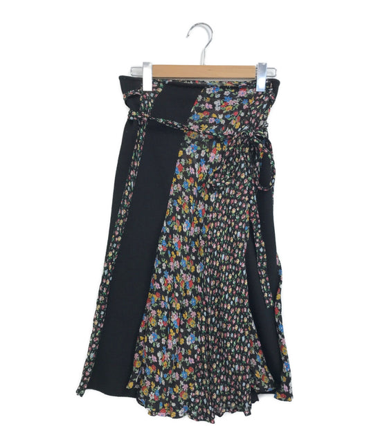 Tricot Comme Des Garcons Floral-Patterned Skirt TP-S044