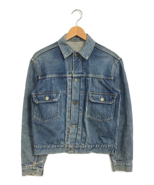 [Pre-owned] LEVI'S 507XX 2nd Denim Jacket BIG E, Equal V double-sided, button back 17