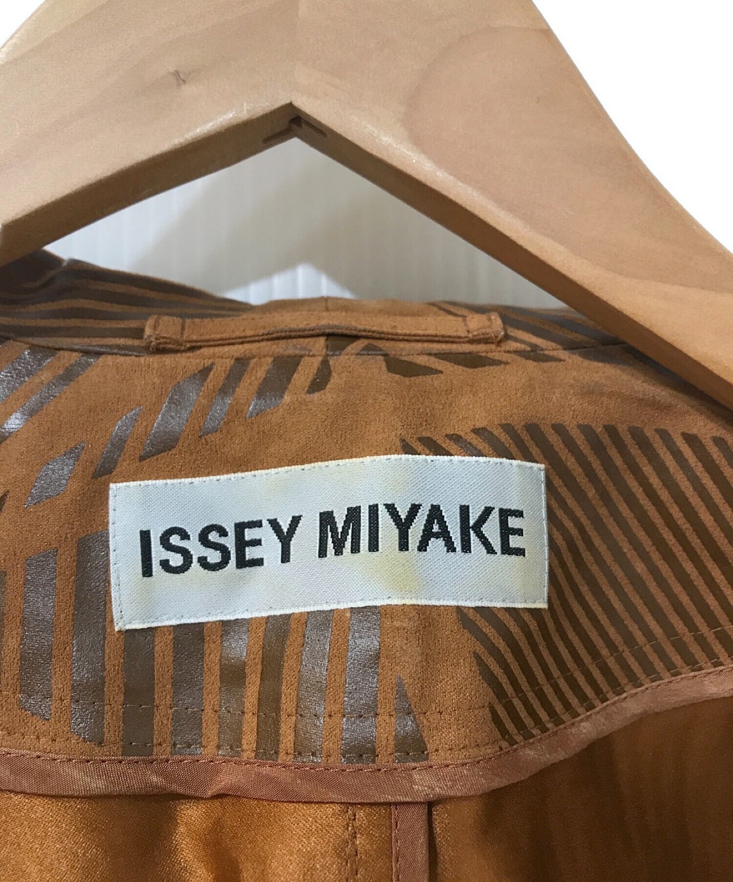 [Pre-owned] ISSEY MIYAKE Geometric Pattern Jacket IM44FC506