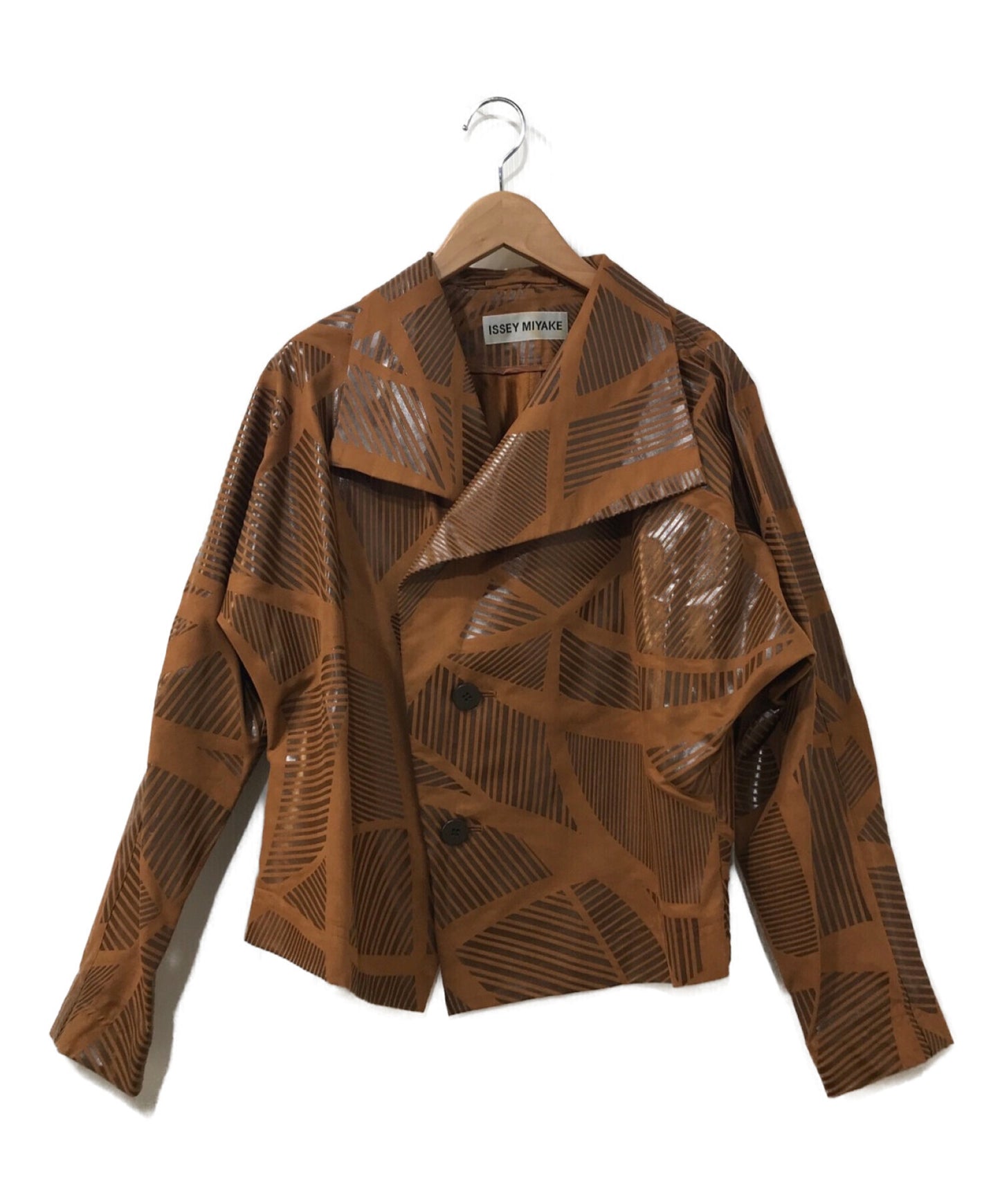 [Pre-owned] ISSEY MIYAKE Geometric Pattern Jacket IM44FC506