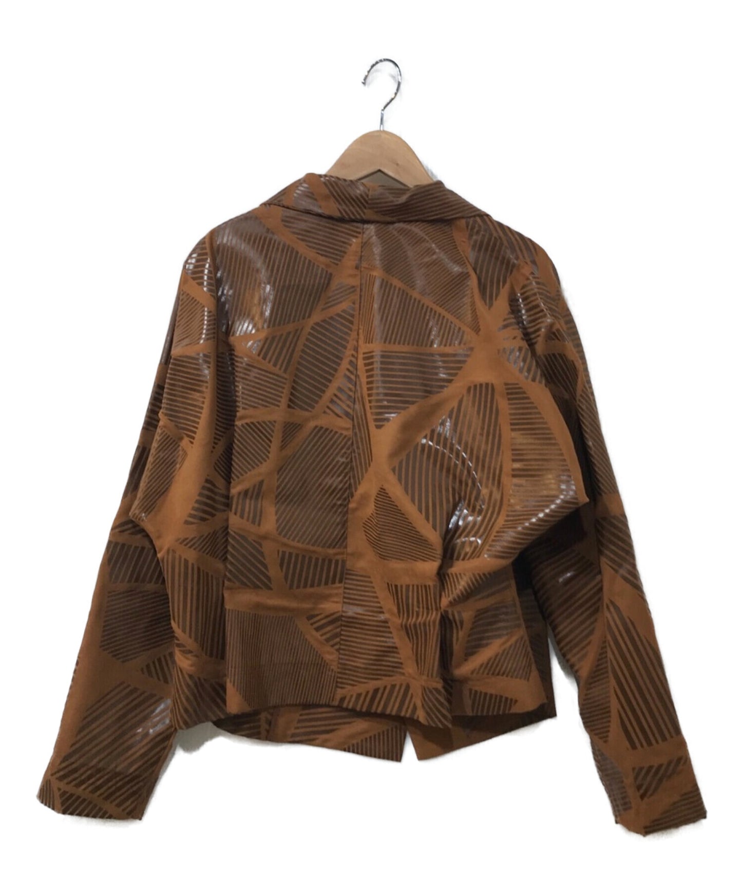 [Pre-owned] ISSEY MIYAKE Geometric Pattern Jacket IM44FC506