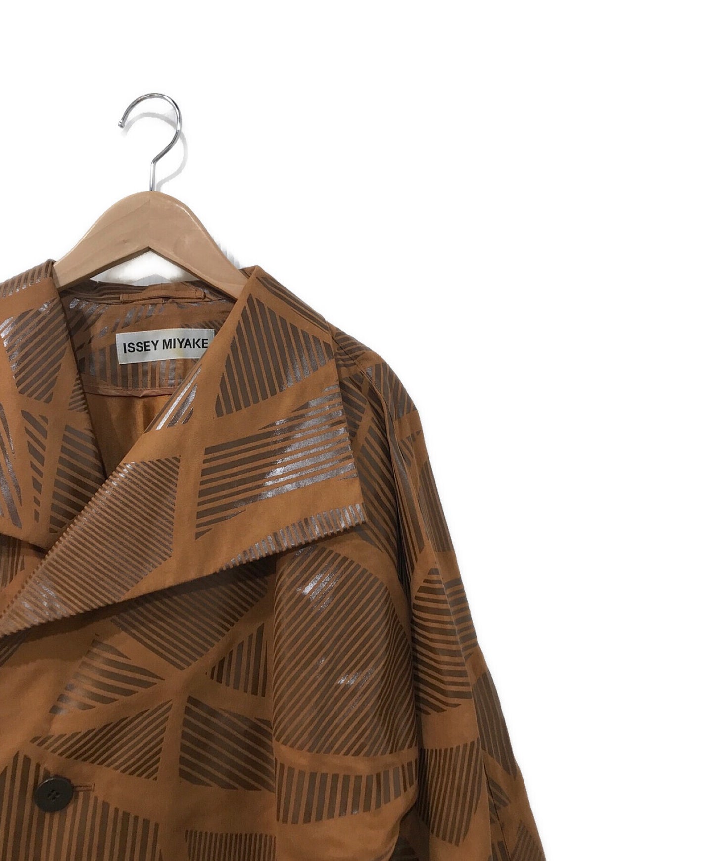 [Pre-owned] ISSEY MIYAKE Geometric Pattern Jacket IM44FC506