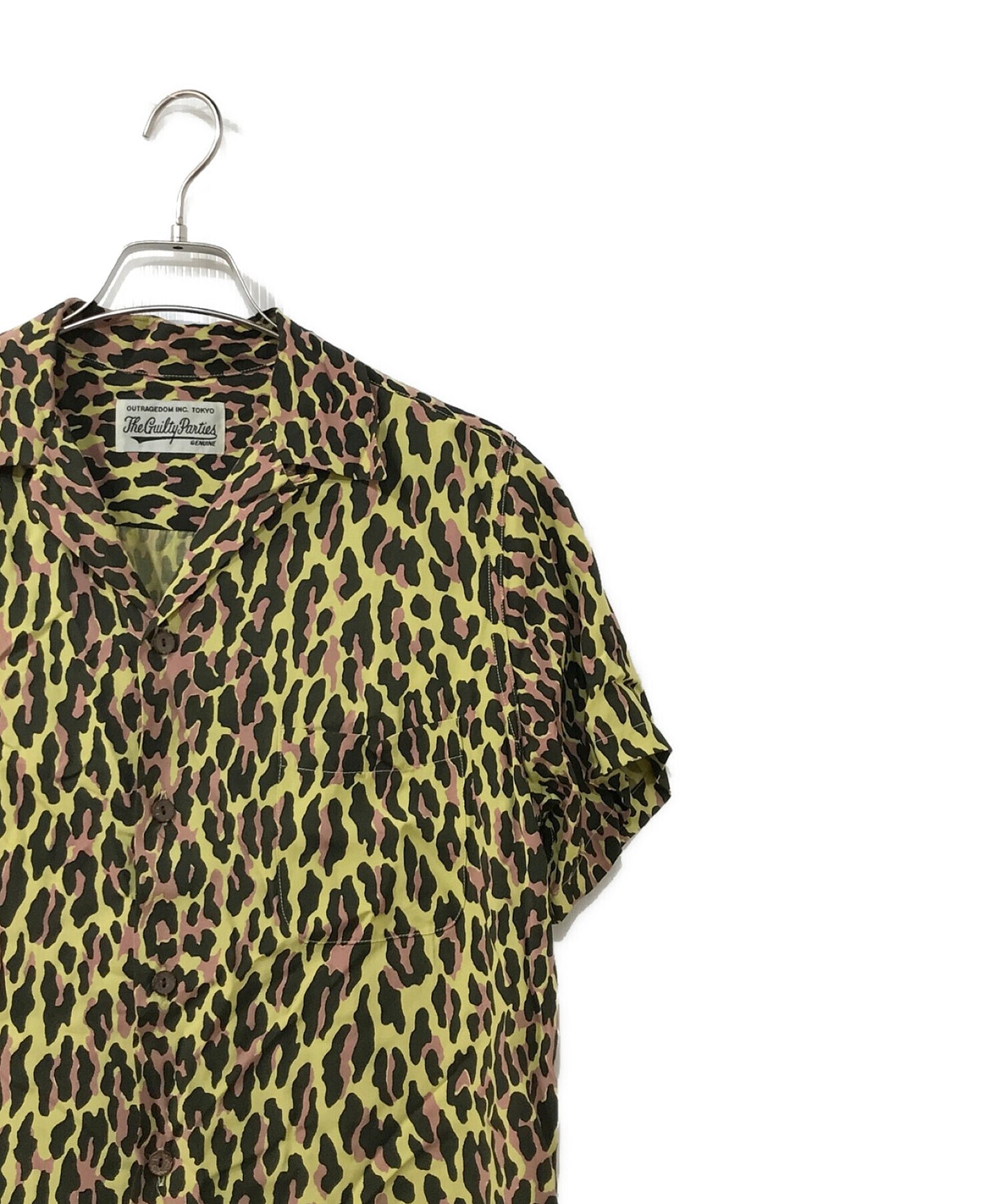 Leopard Open Coller Shirt