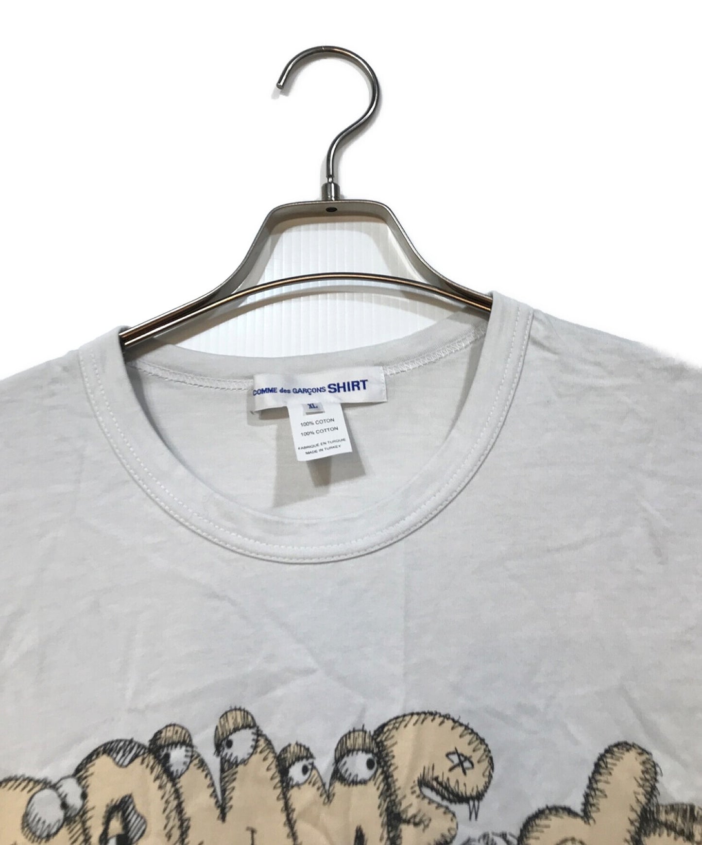 Comme des Garcons 셔츠 × Kaws 인쇄 티셔츠 FH-T005