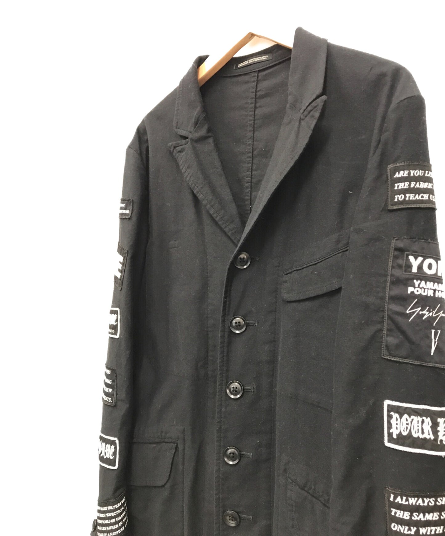 [Pre-owned] Yohji Yamamoto POUR HOMME × READYMADE 17SS Picked Long Jacket HD-J13-002