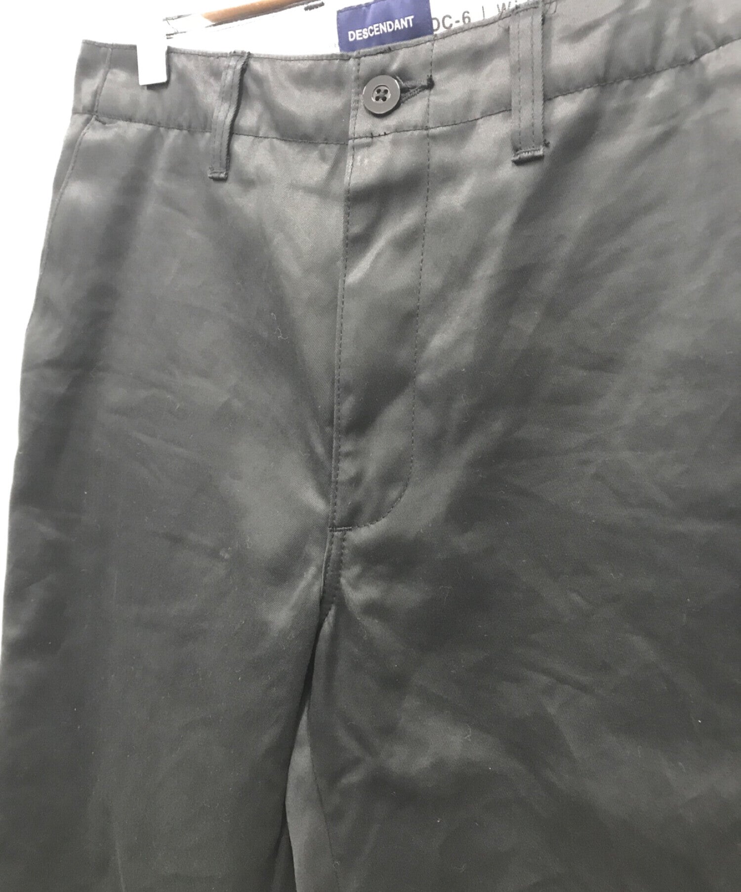 DESCENDANT Cotton Twill Wide Tapered Pants / DC-6 COTTON TWILL