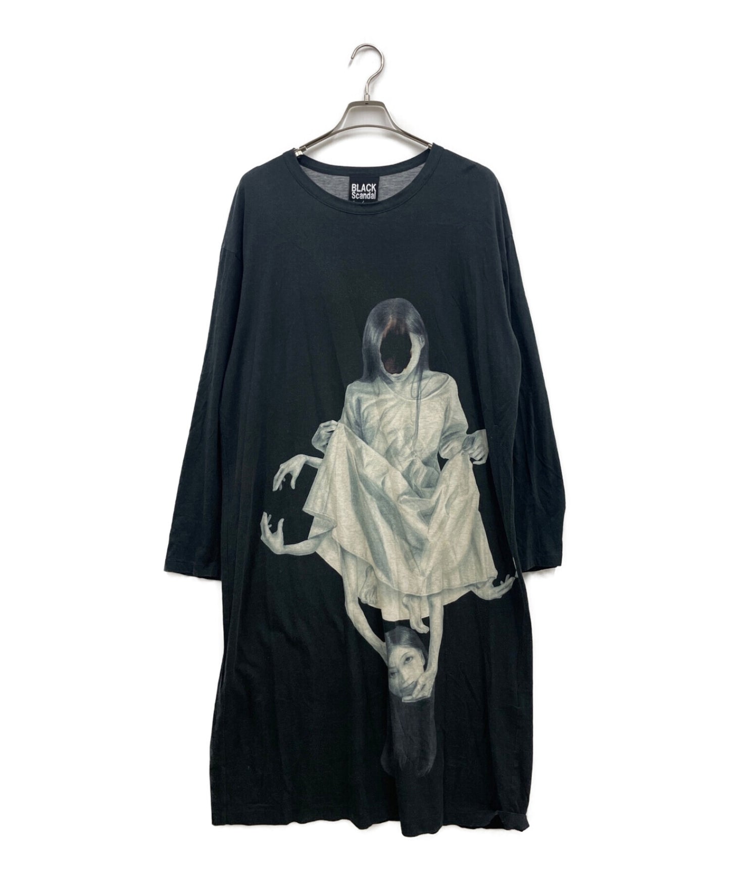 Pre-owned] BLACK Scandal Yohji Yamamoto UCHIDA Print Long sleeve