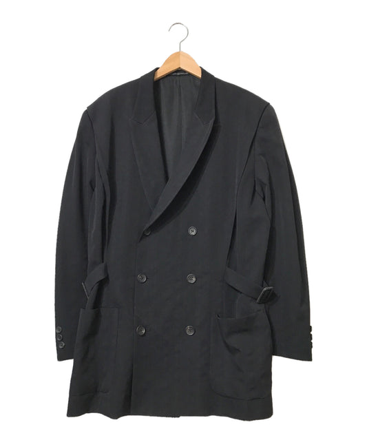 Yohji Yamamoto Pour Homme 90's Wool Gabard Double Jacket HP-J34-101