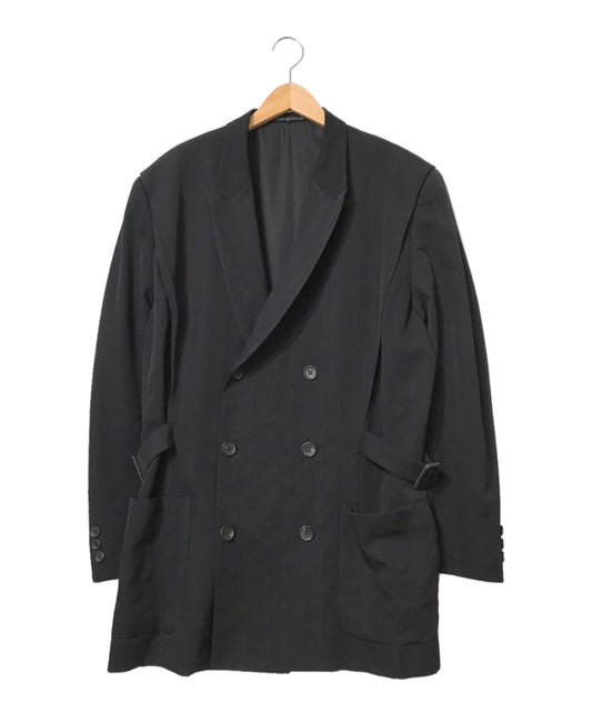 [Pre-owned] YohjiYamamoto POUR HOMME 90'S Wool Gabard Double Jacket HP-J34-101