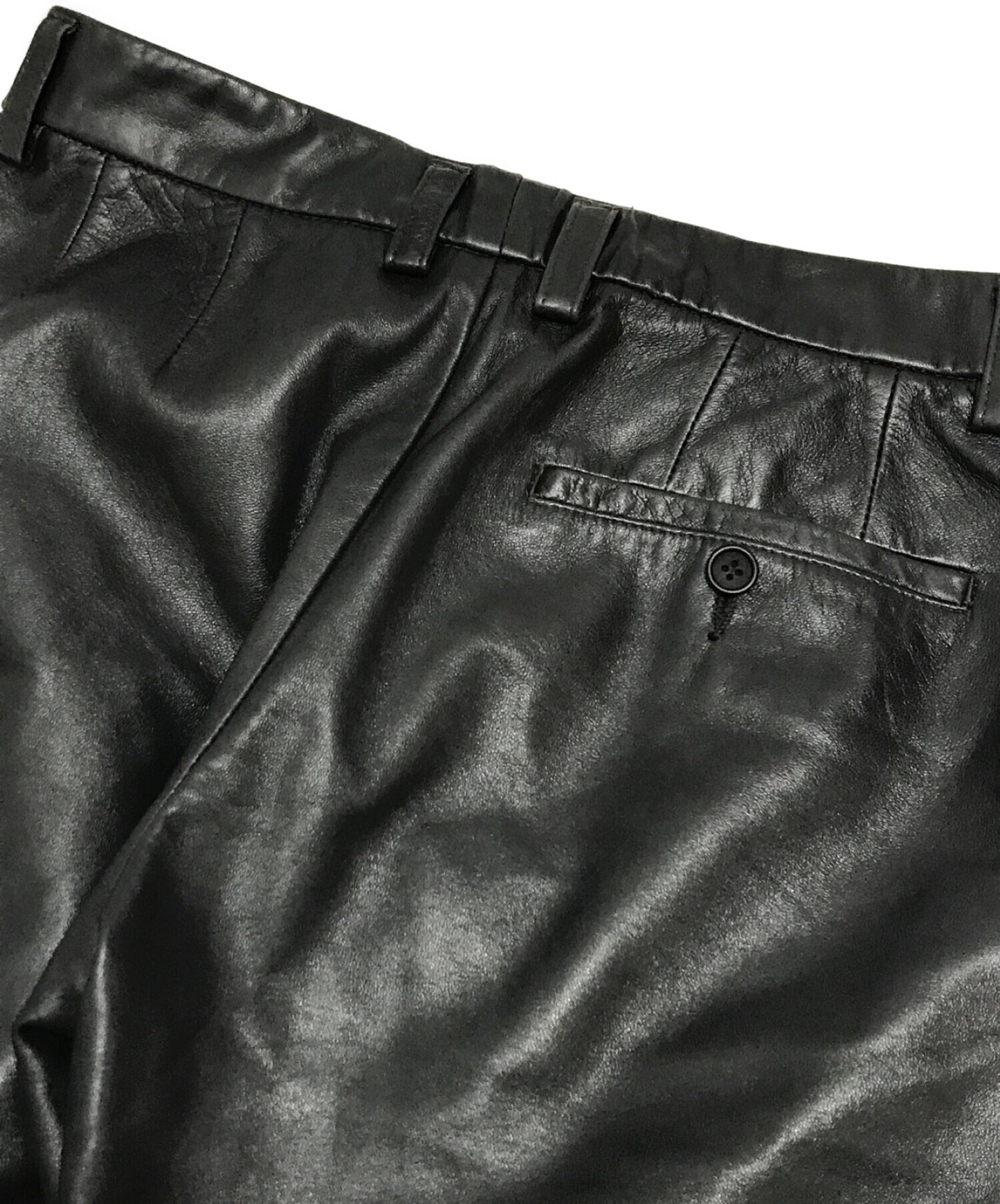 [Pre-owned] ISSEY MIYAKE Leather Pants IM13LF005