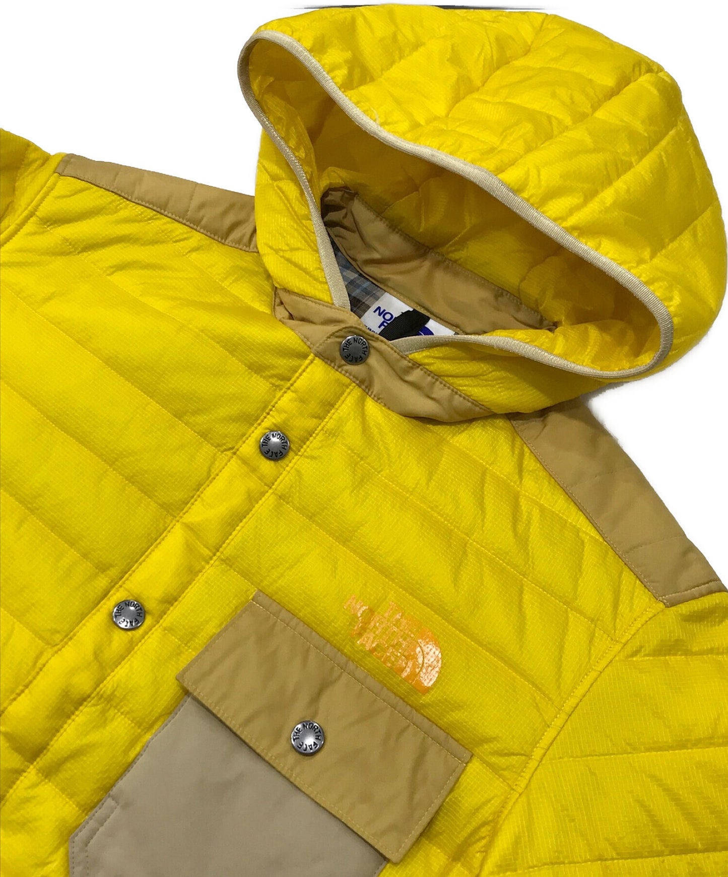 [Pre-owned] COMME des GARCONS JUNYA WATANABE × THE NORTH FACE Nylon-Switched Cotton Hooded Jacket NY8191CG