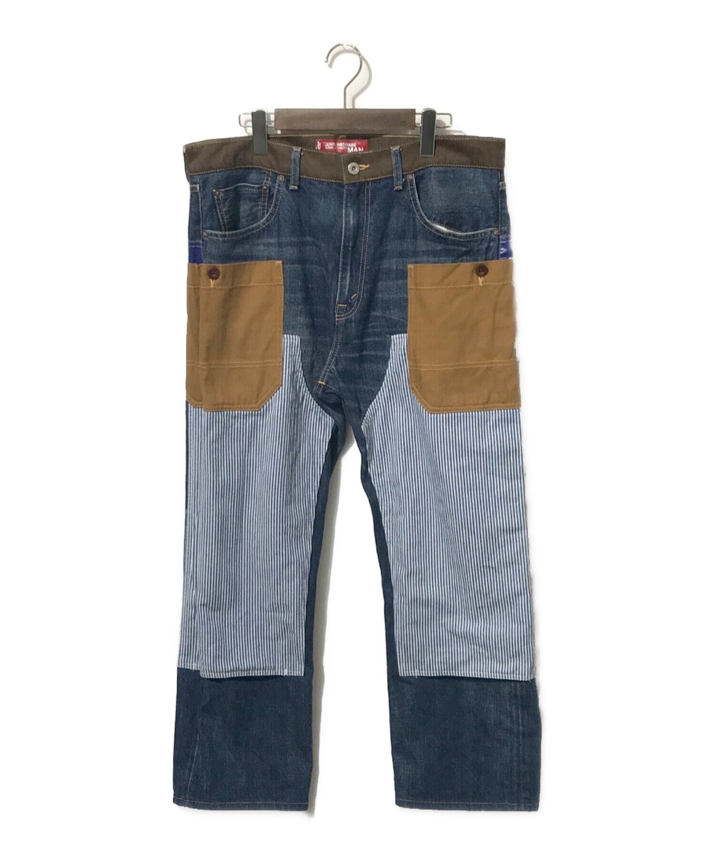 [Pre-owned] COMME des GARCONS JUNYA WATANABE MAN Deconstructed and reconstructed patchwork remake denim pants WA-P202
