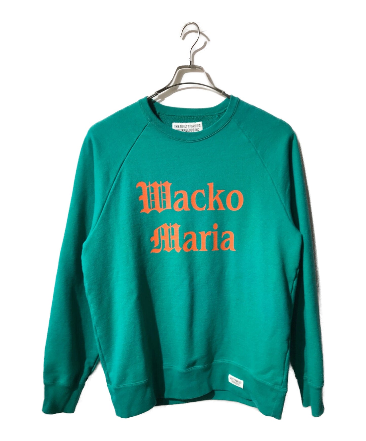 [Pre-owned] WACKO MARIA WASHED HEAVY WEIGHT SWEAT SHIRT