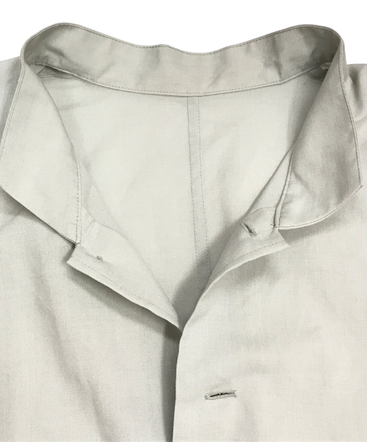 [Pre-owned] HOMME PLISSE ISSEY MIYAKE PL Ramie Shirt/Stand Collar Shirt HP31FJ323