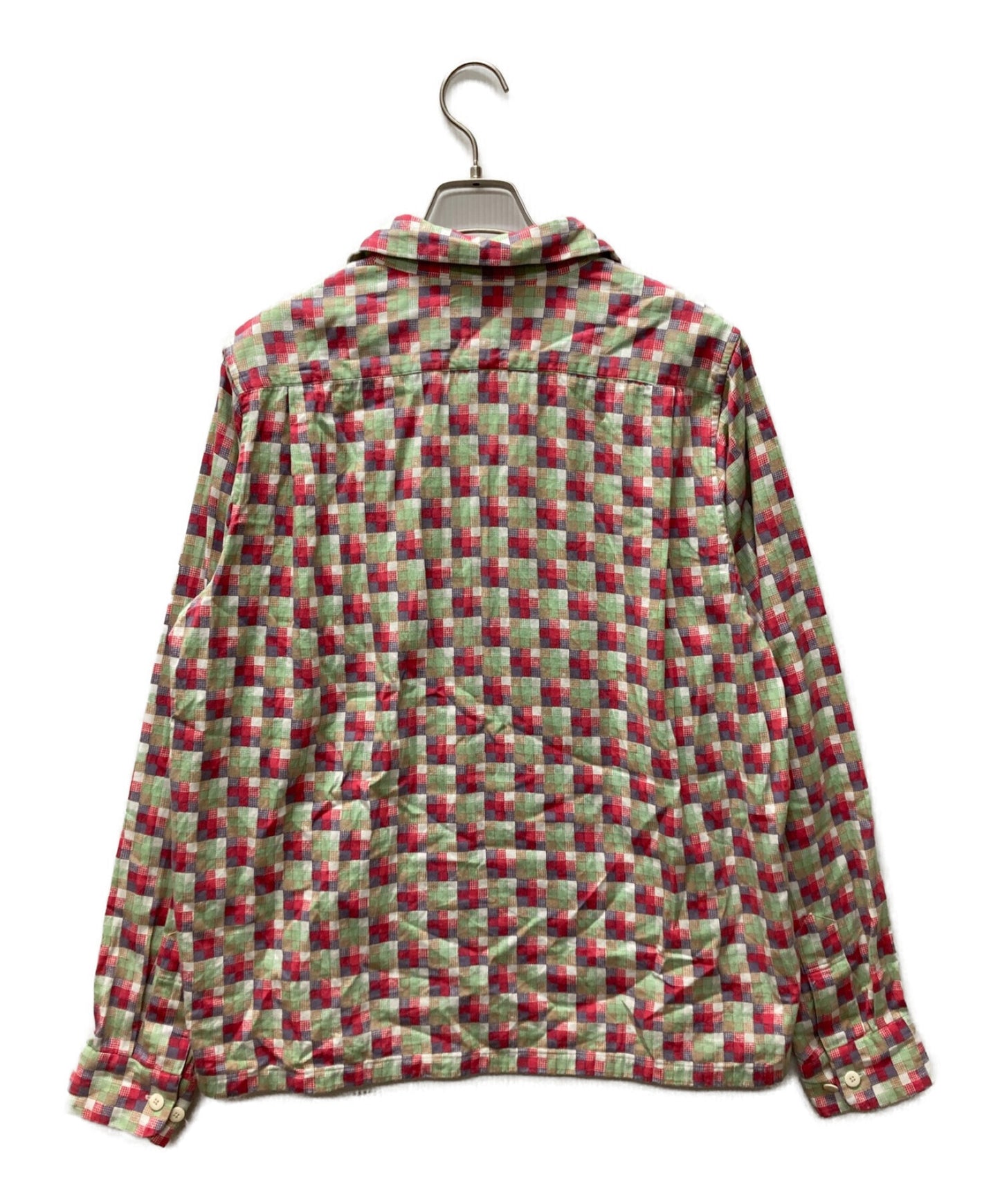 [Pre-owned] VISVIM BOOMER KHADI LONG SLEEVE/ All-over pattern shirt 0123105011005