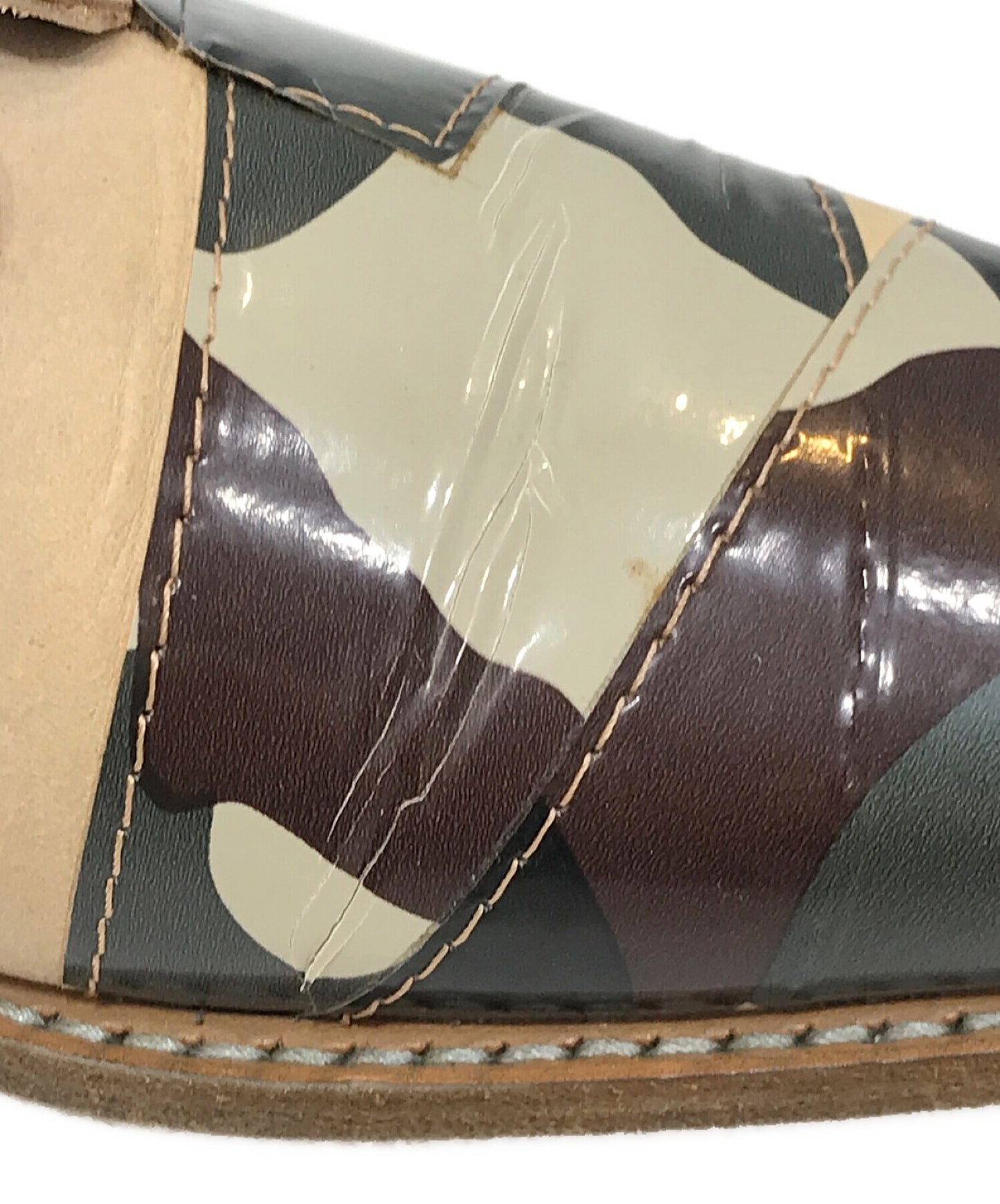 [Pre-owned] COMME des GARCONS Camo oxford shoes