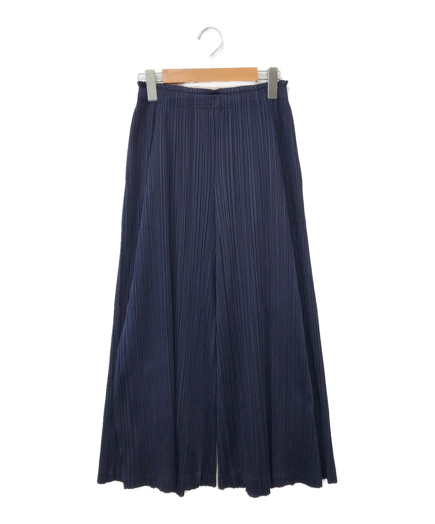[Pre-owned] PLEATS PLEASE Pleated Frilled Wide Pants PP83-JF754