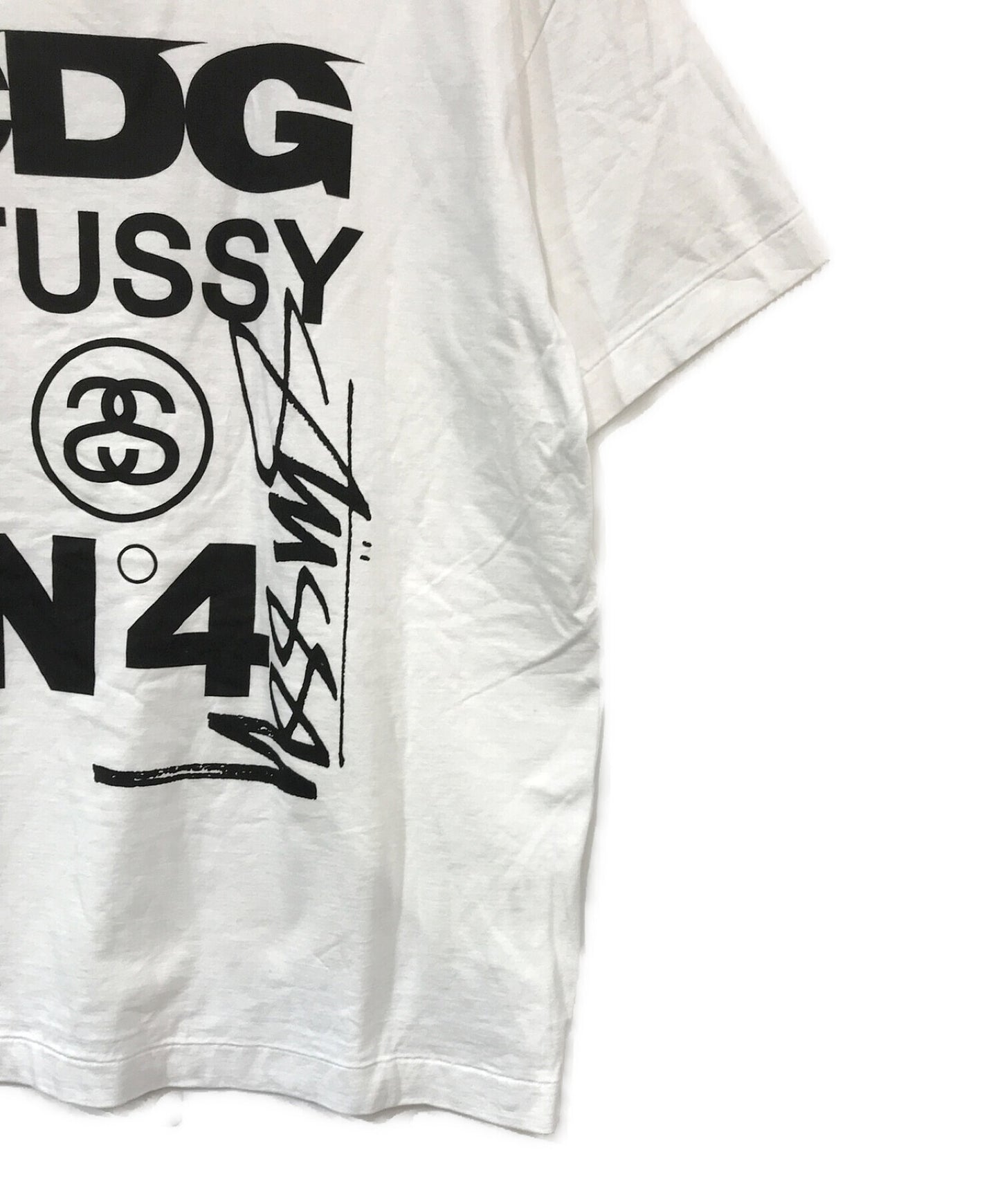 Comme des Garcons × Stussy Collaboration Print 티셔츠 SH-T002