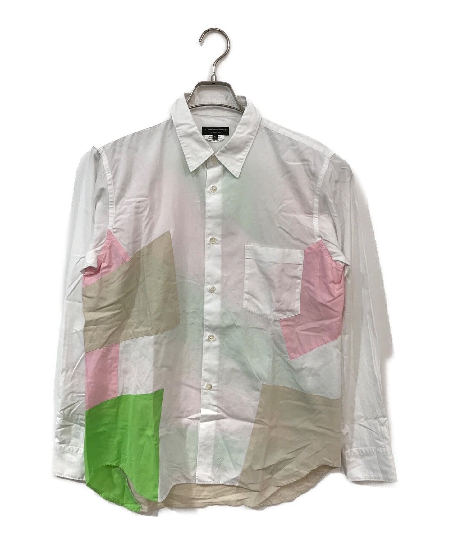 [Pre-owned] COMME des GARCONS HOMME PLUS Patchwork Shirt PK-B001