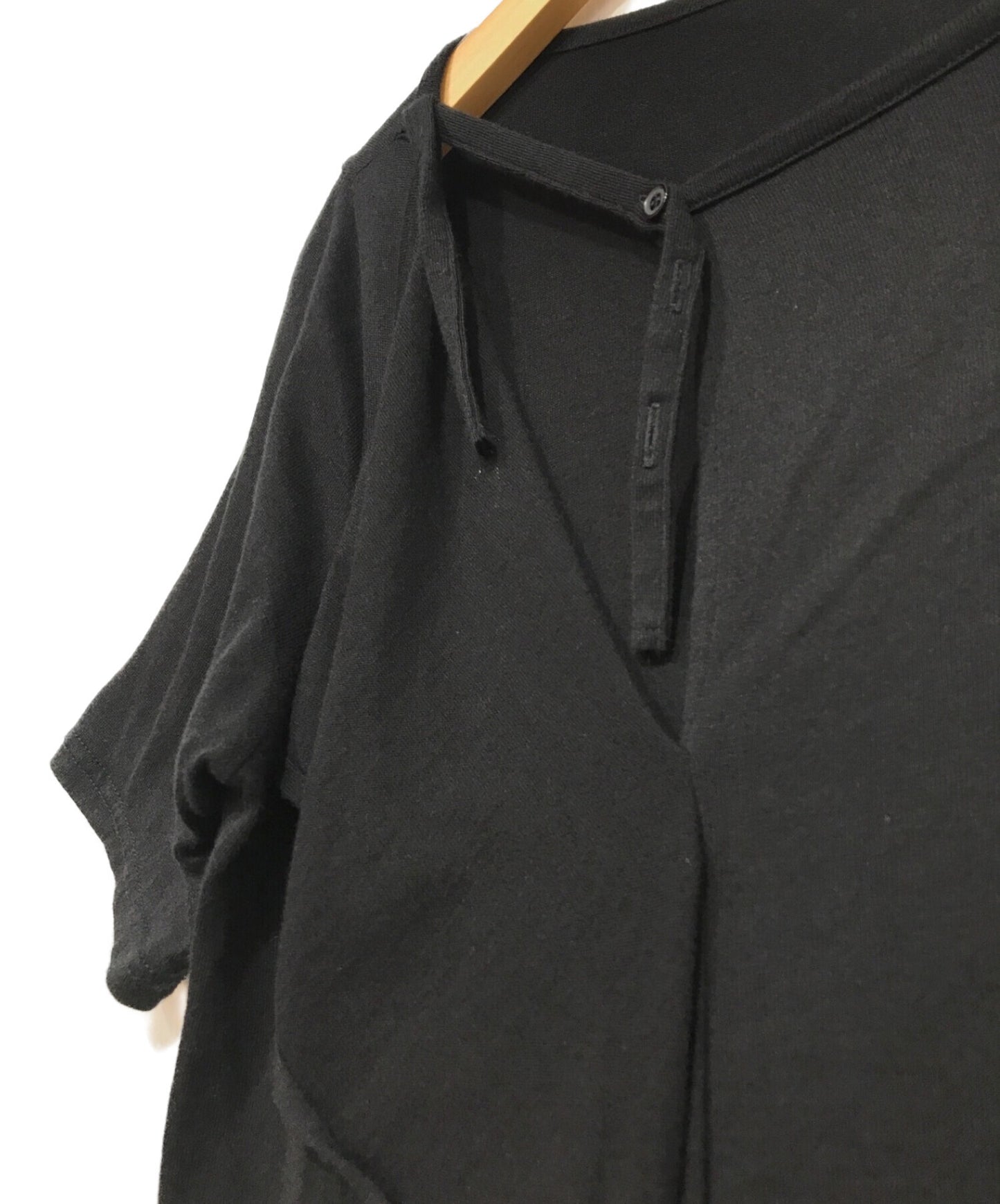 Yohji Yamamoto Gauze Jersey 1 ปุ่ม Pullover FN-T01-70
