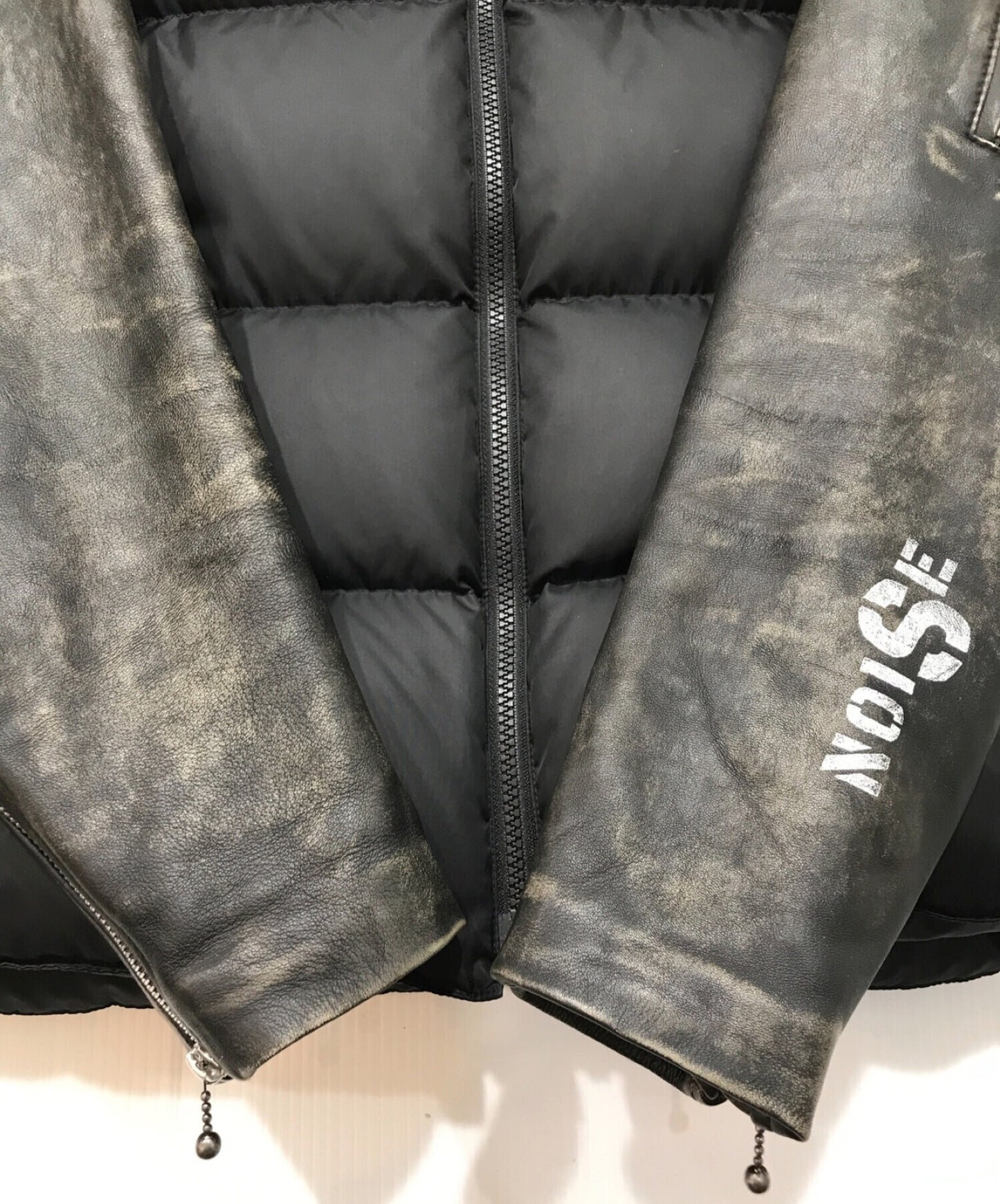 [Pre-owned] UNDERCOVER Sleeve Leather Down Jacket 25th Anniversary Limited Edition UCP9202-2