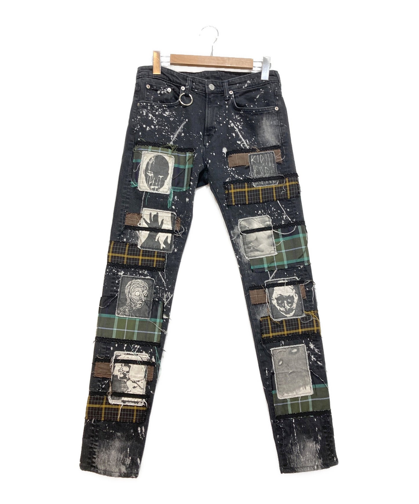 [Pre-owned] KIDILL patchwork denim pants KLED21