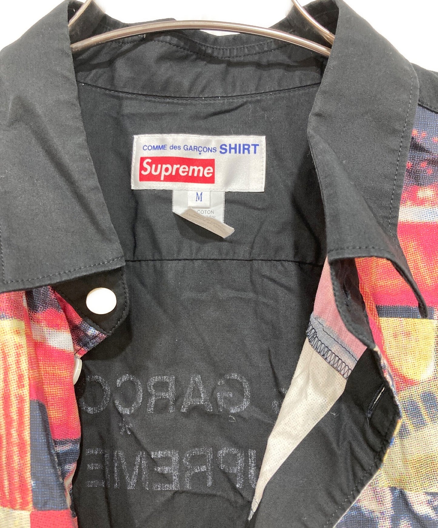 [Pre-owned] COMME des GARCONS SHIRT Cotton Patchwork Button Up Shirt S2FW18