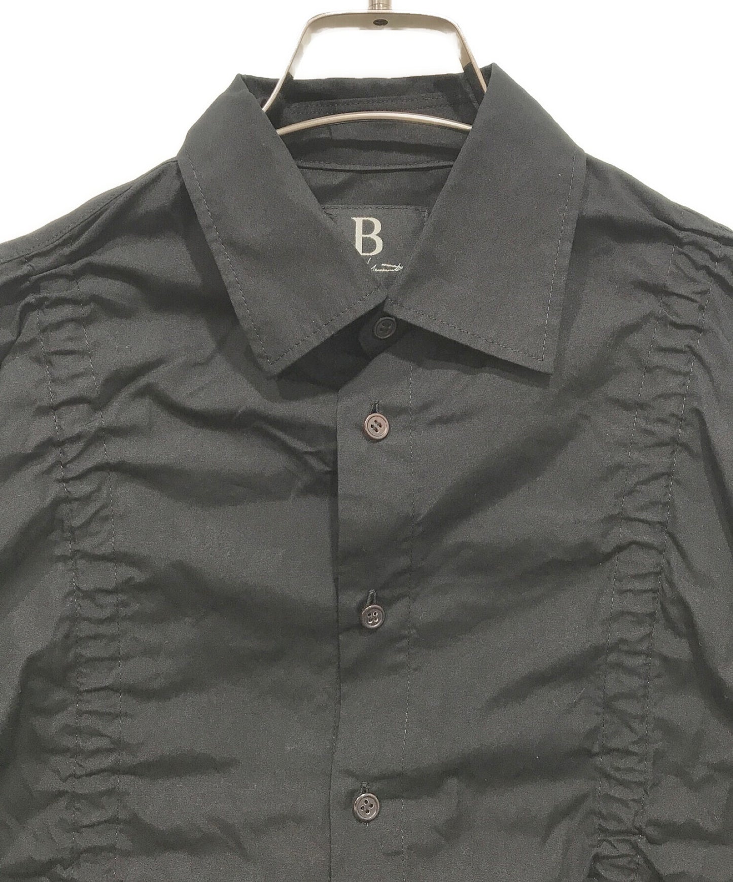 [Pre-owned] B Yohji Yamamoto Drawcord L/S Shirt NH-B51-001