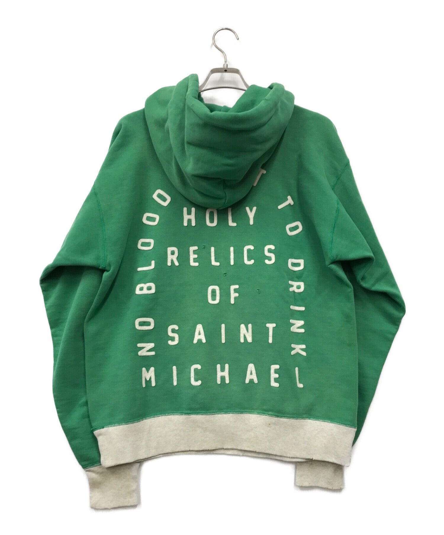 [Pre-owned] SAINT MICHAEL Holy Relics Felt Hoodie SM-S22-0000-041