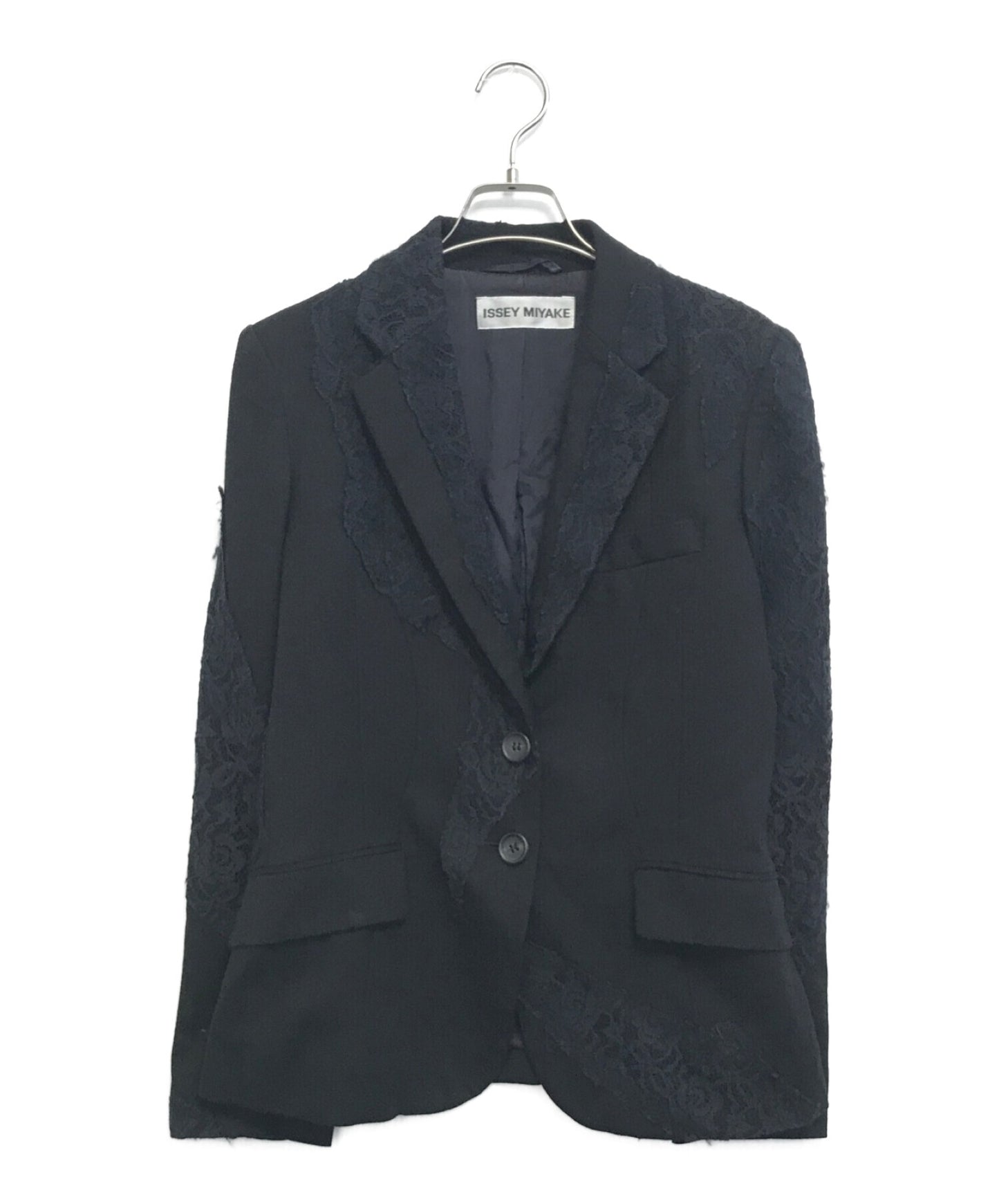 ISSEY MIYAKE Lace Embroidery Tailored Jacket IM53FD558