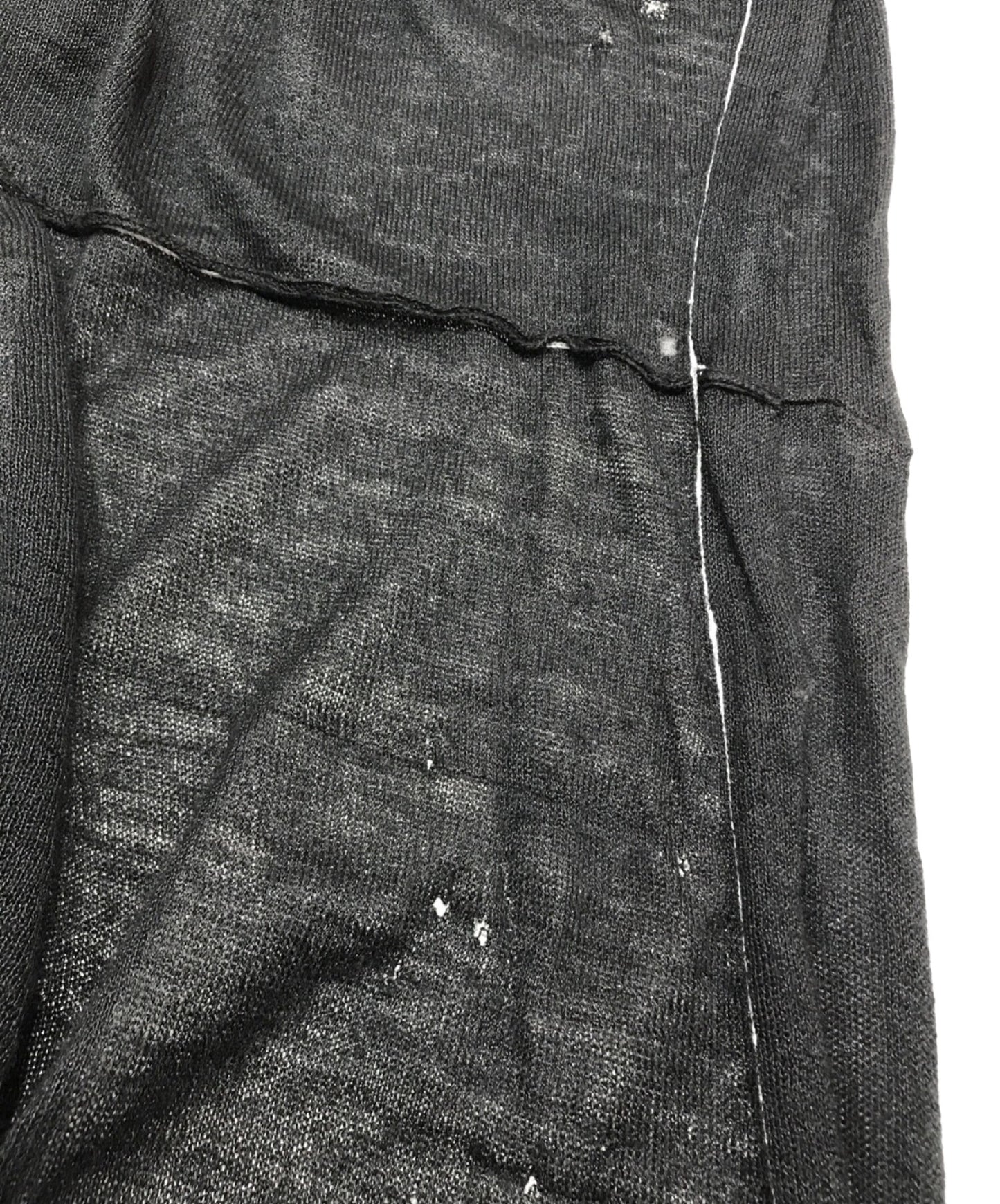 [Pre-owned] Y's Ramie Nylon Stitch Design Knit Cardigan YD-K55-581-2
