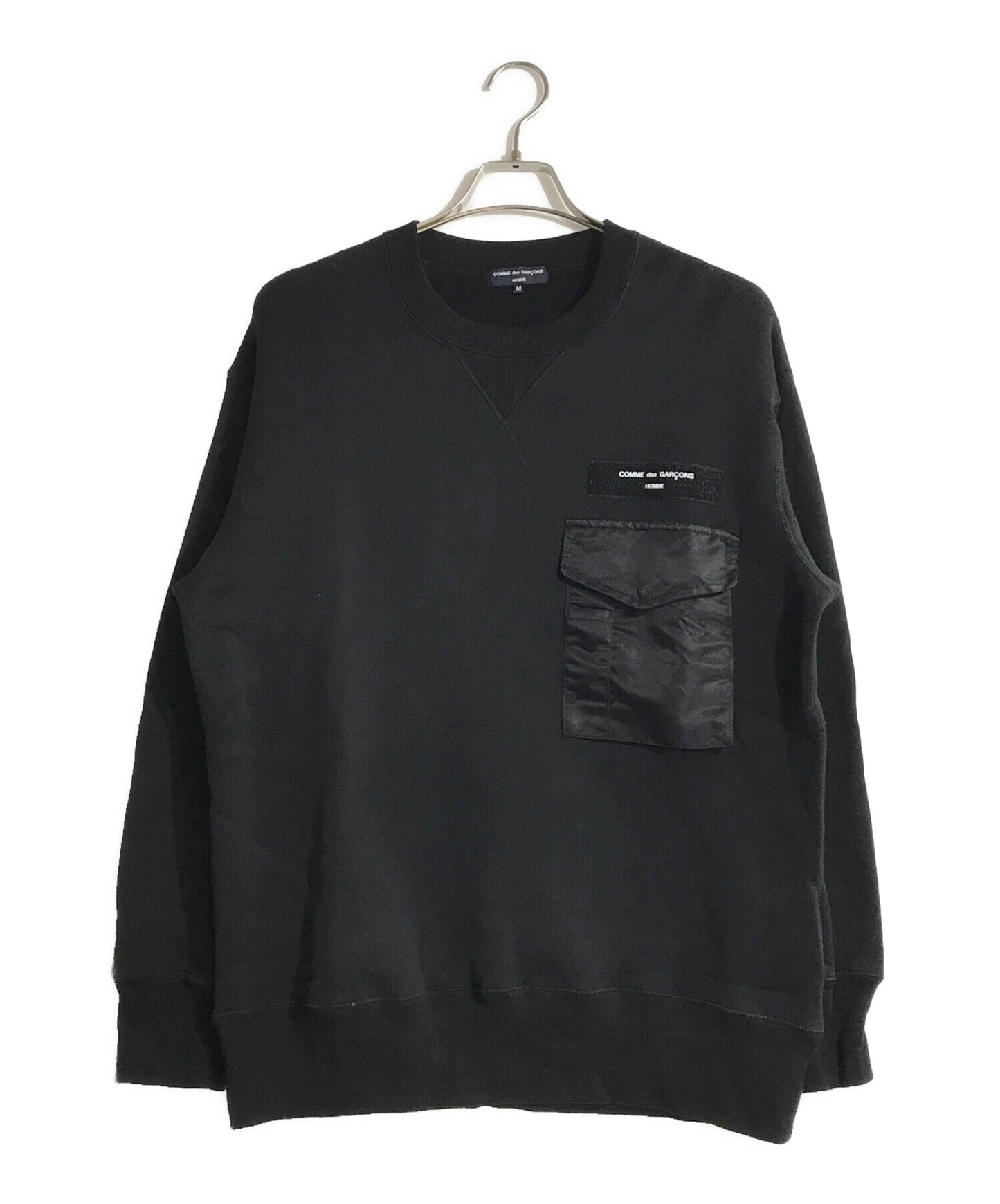 Comme des Garcons Homme Cotton-Backed Brushed Wool 및 Nylon Twill Sweatshirt HJ-T016