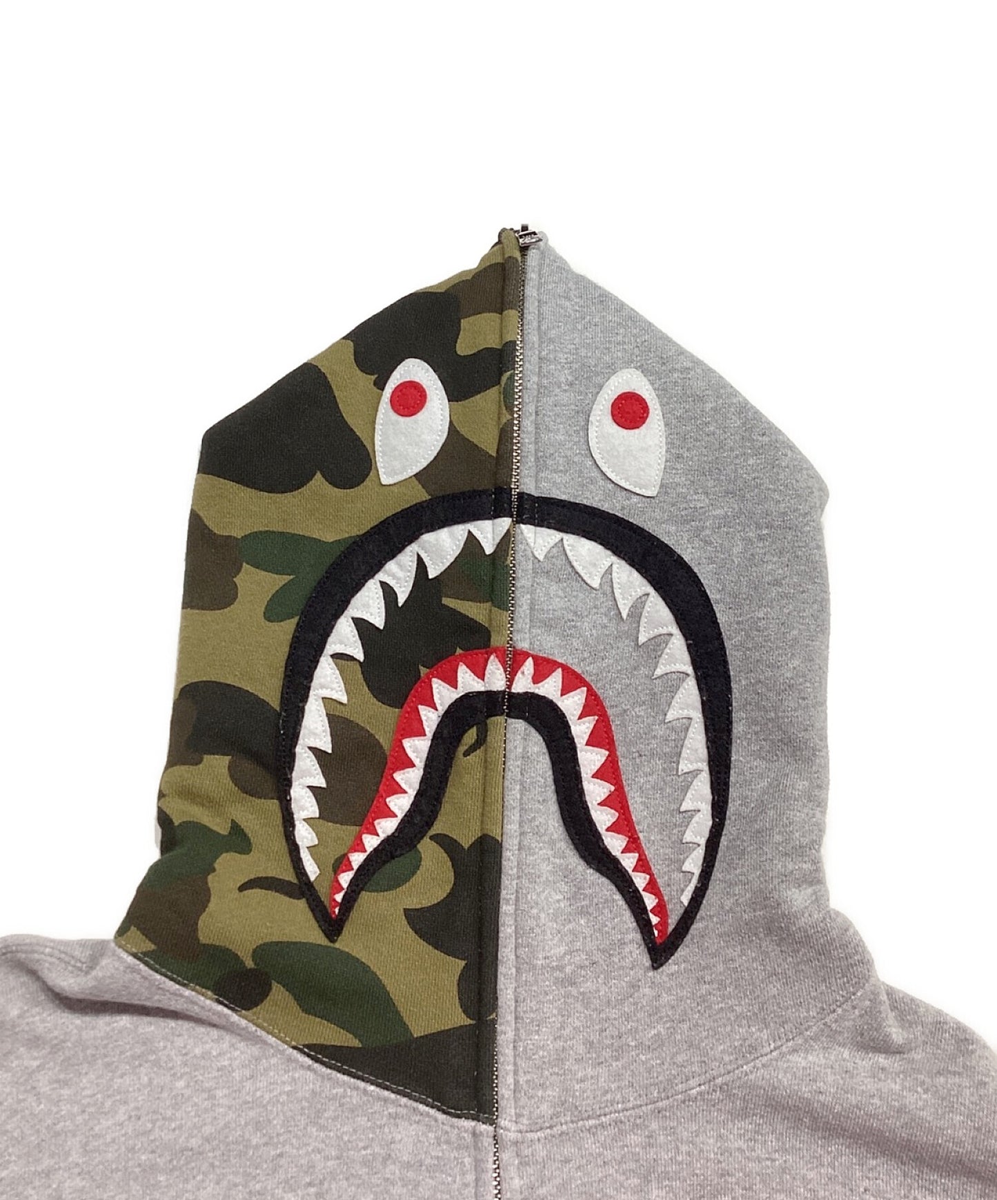 1st camo shark full zip online hoodie