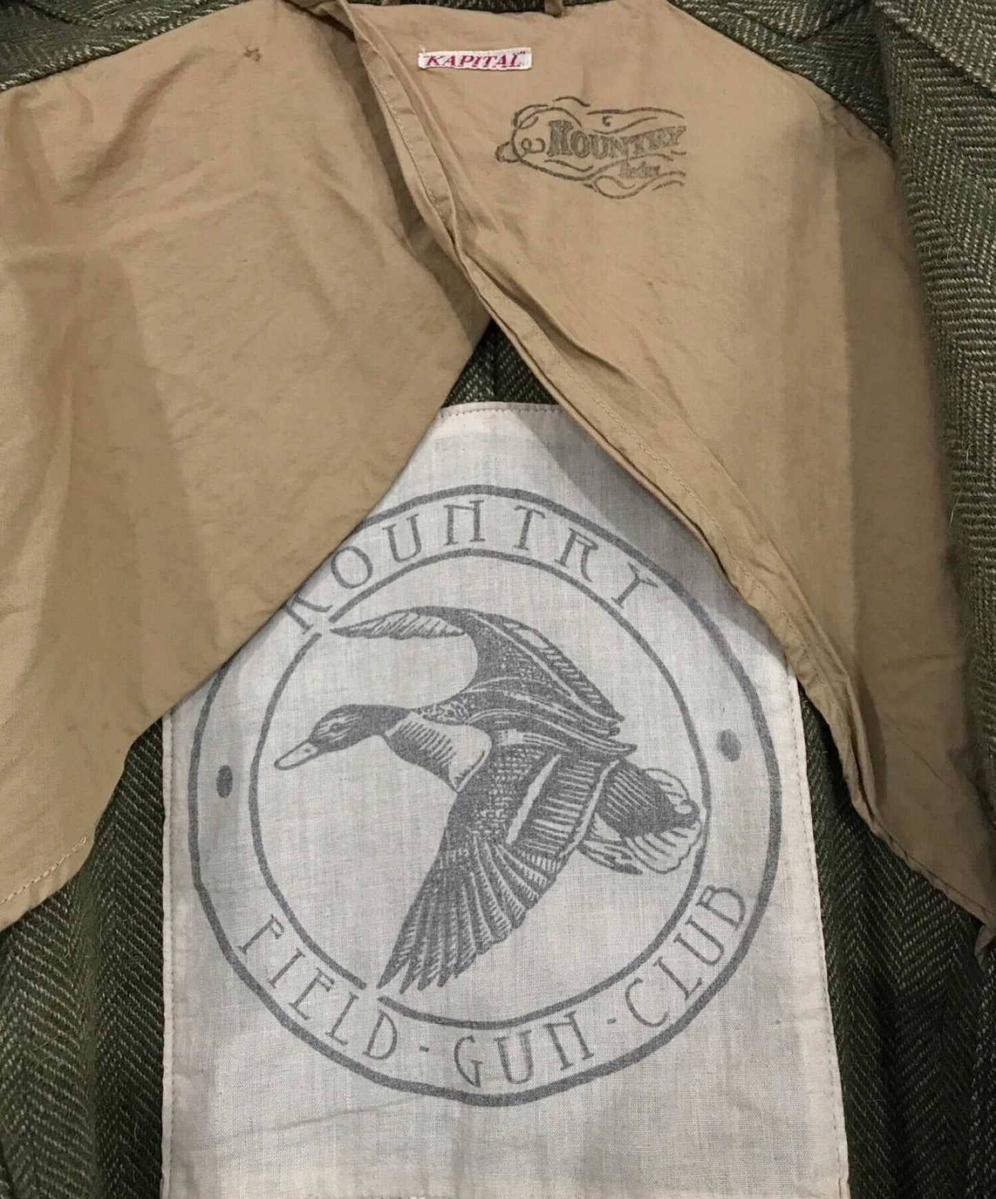 [Pre-owned] KAPITAL Processed Herringbone Farmer's Jacket