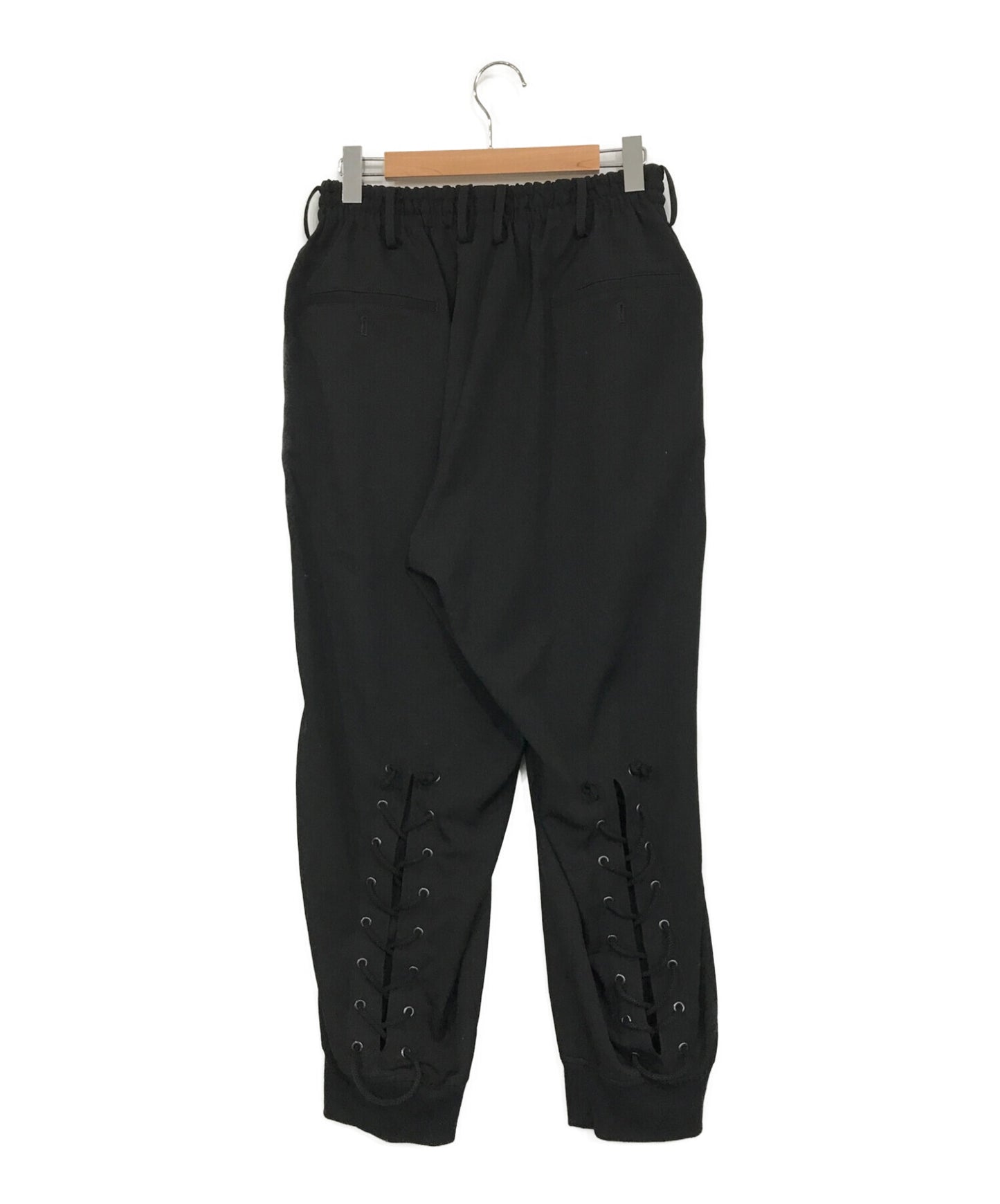 [Pre-owned] YOHJI YAMAMOTO Lace-up pants with double string opening HD-P56-100