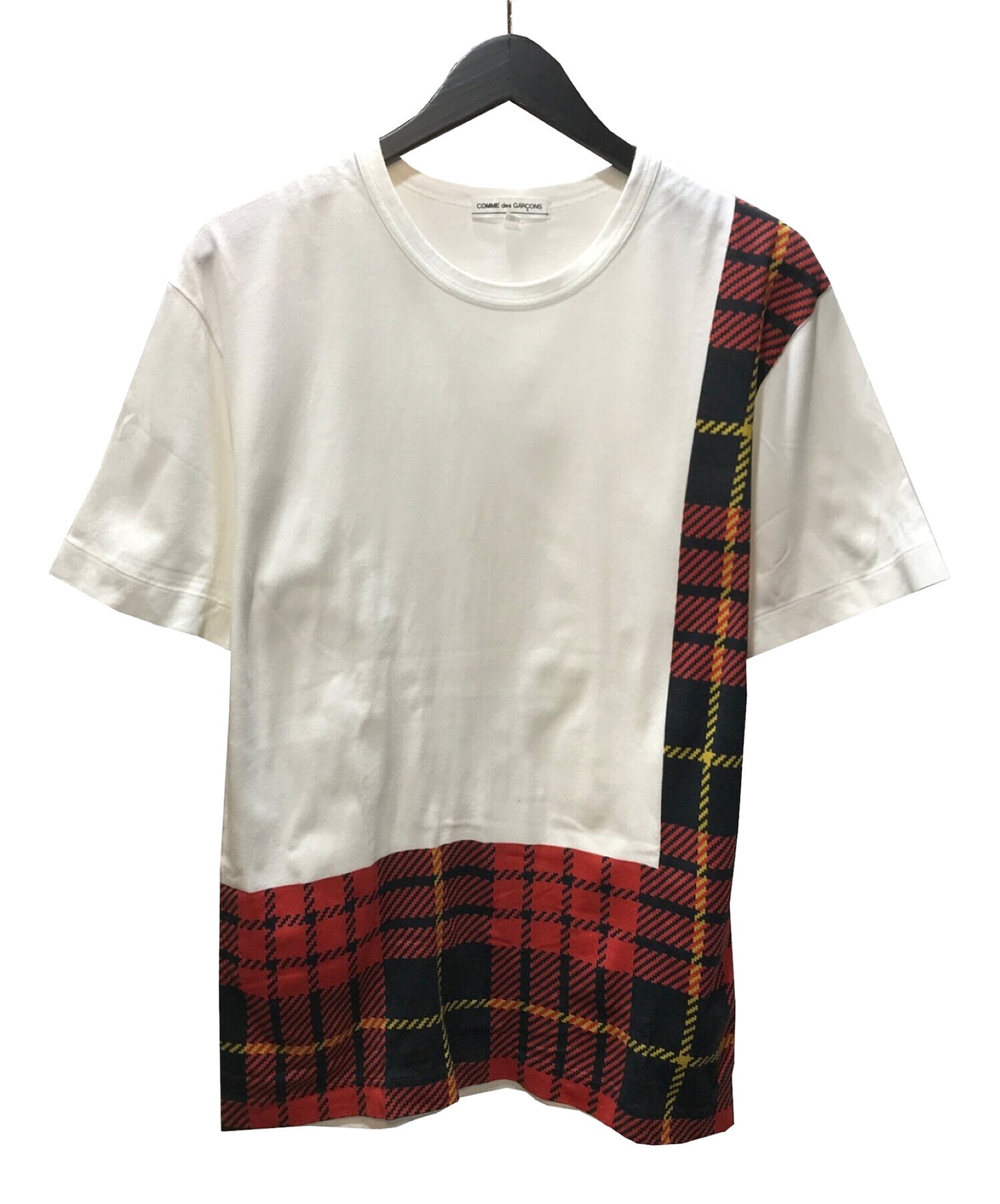 [Pre-owned] COMME des GARCONS Check Switch Switch Print T-Shirt OB-T025