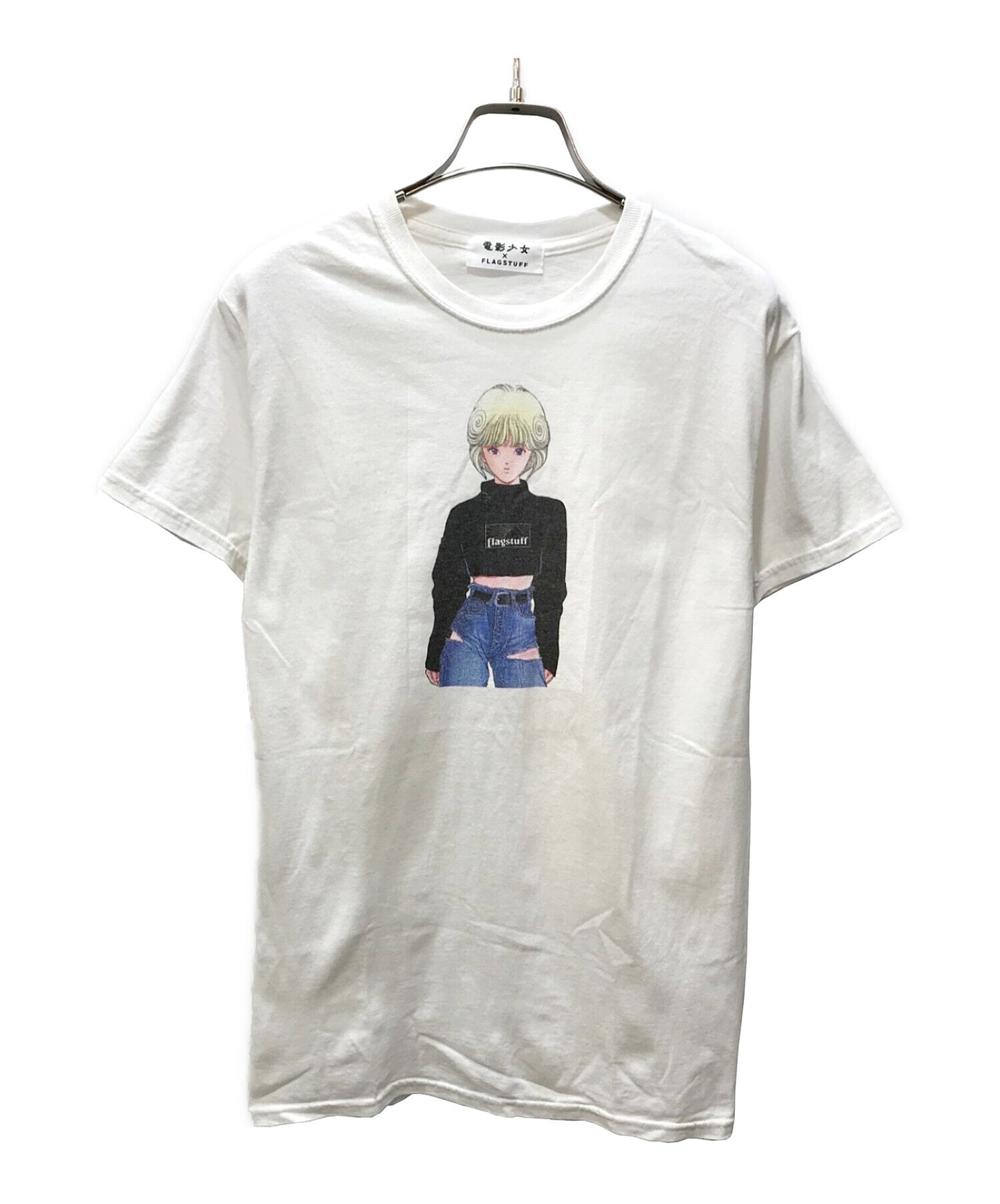 FLAGSTUFF x DEN-EI SHOJO VIDEO GIRL printed T-shirt